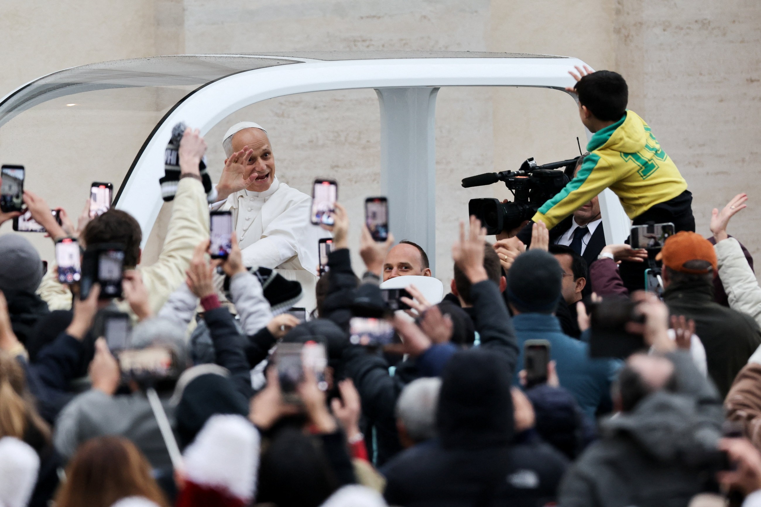 In first Christmas sermon, Pope Leo decries conditions for Palestinians in Gaza