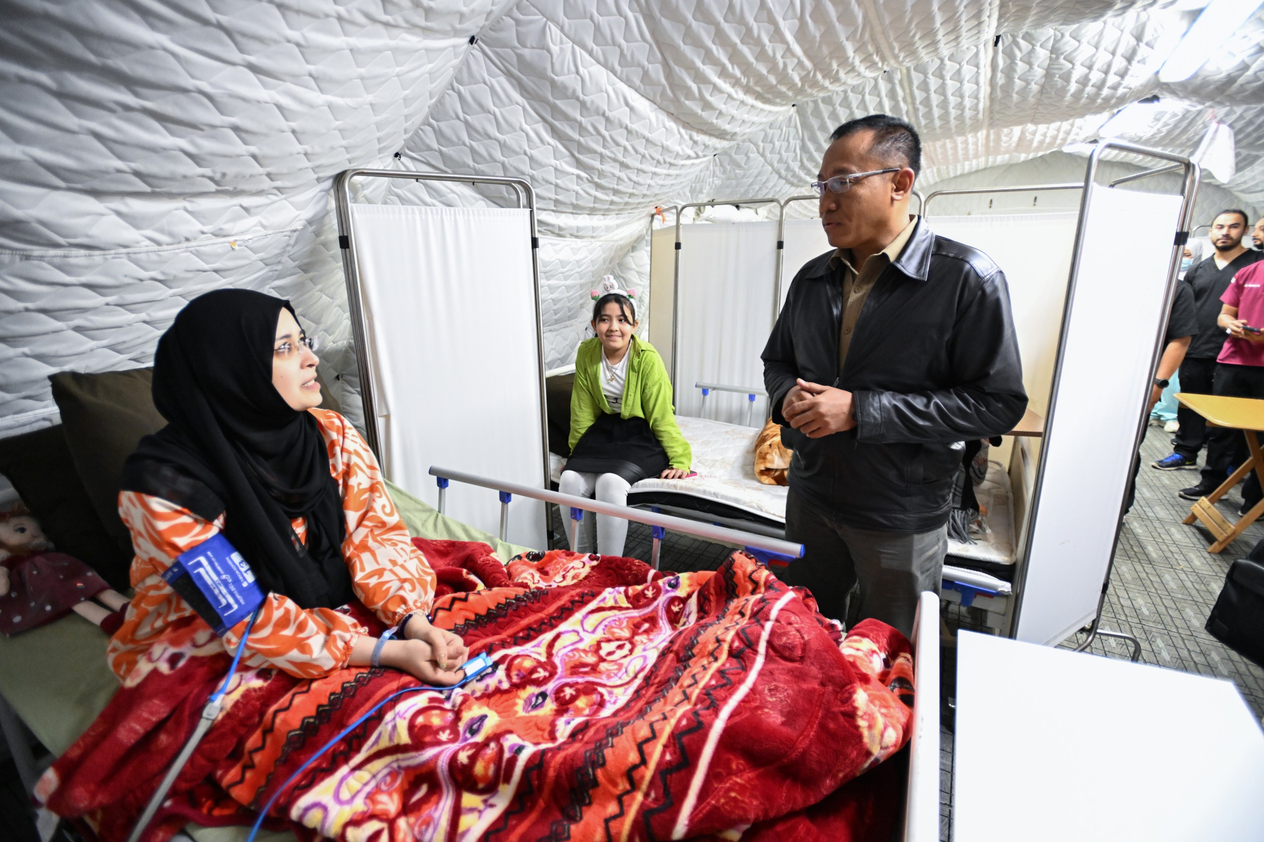 Fifth Indonesian medical team arrives at UAE Floating Hospital in Al Arish