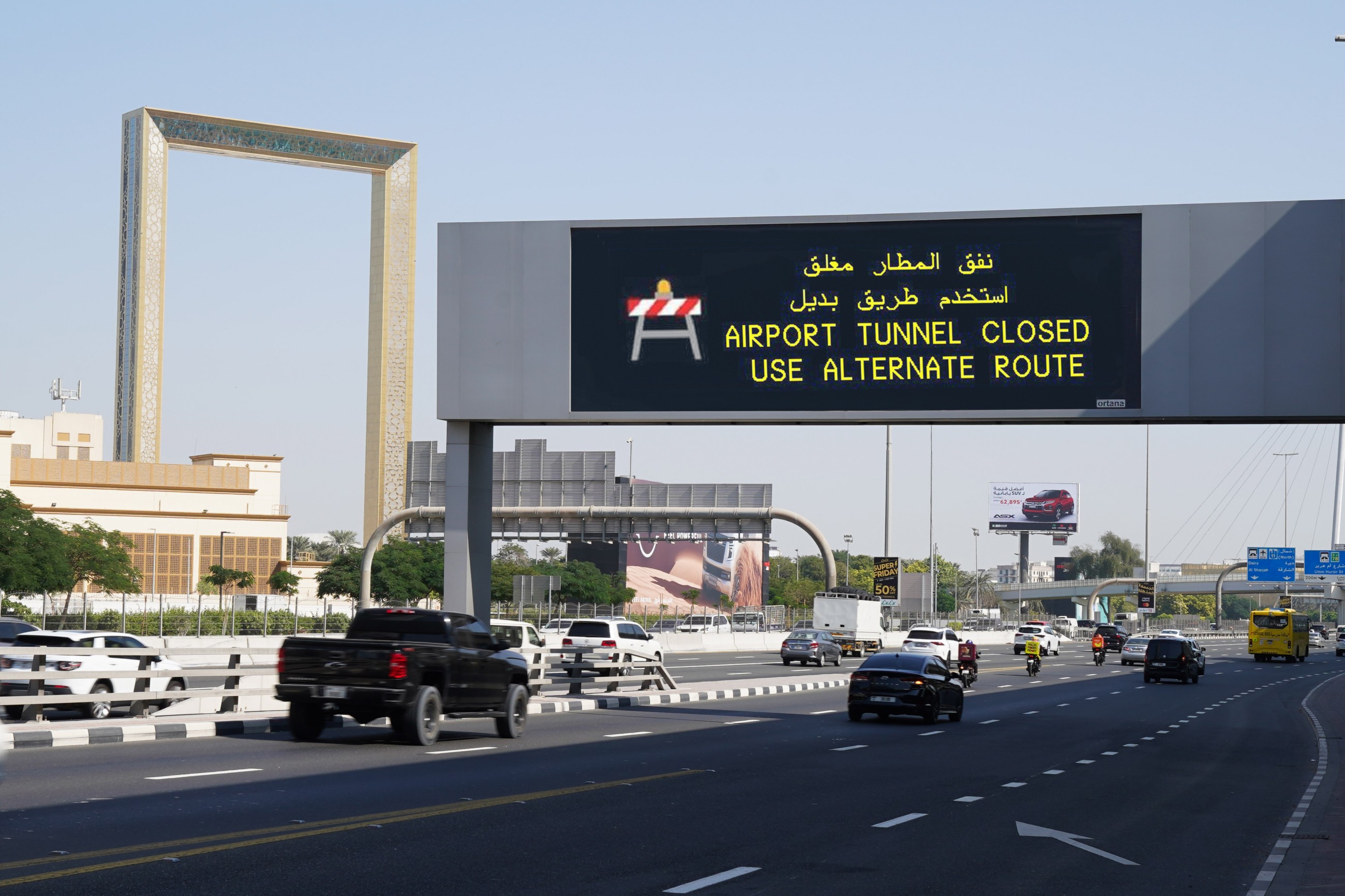 Dynamic Message Signs cut travel time by 20% in Dubai