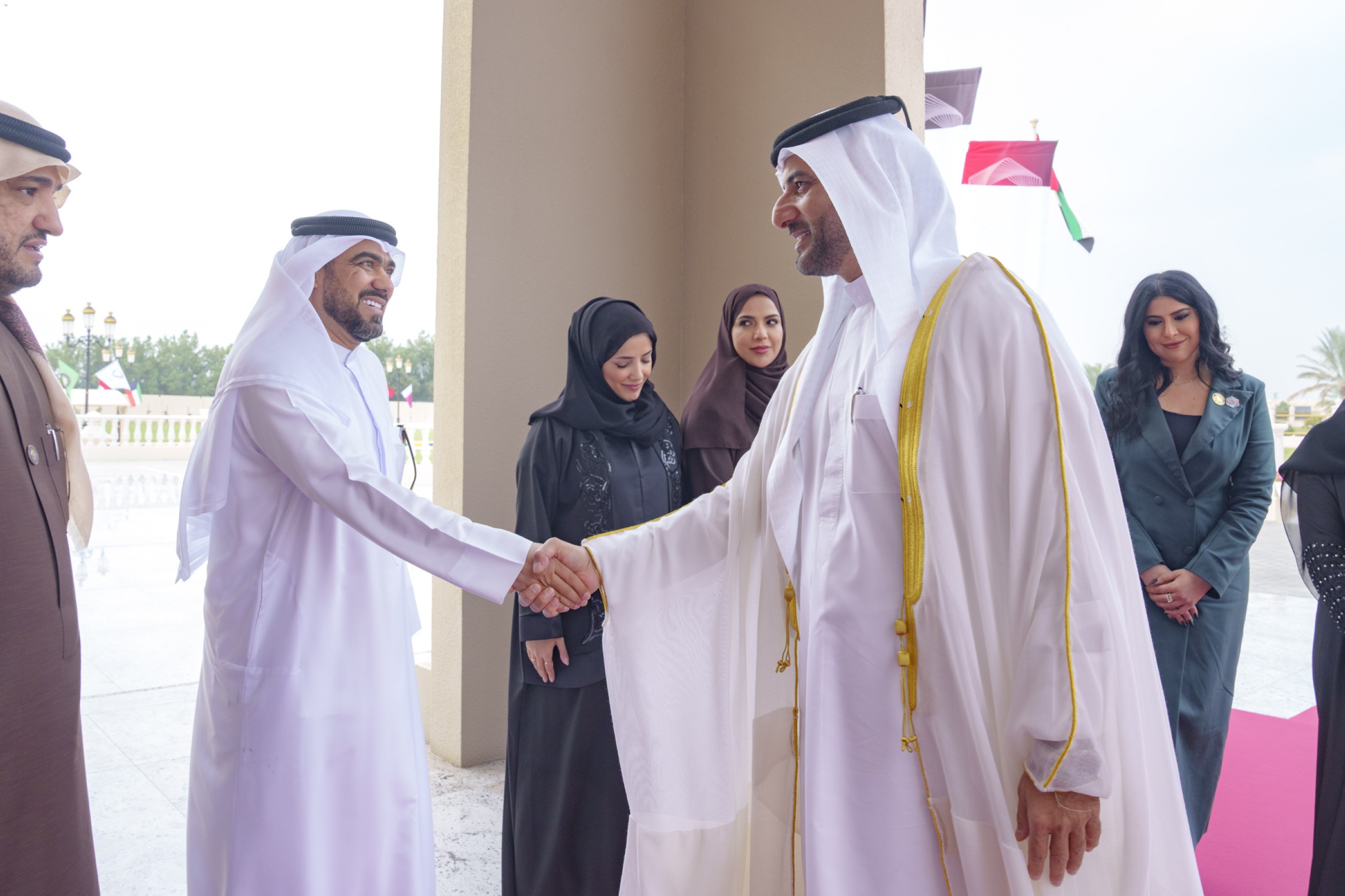 Sultan Bin Ahmed attends 'Gulf Bridges 2&rsquo; closing ceremony