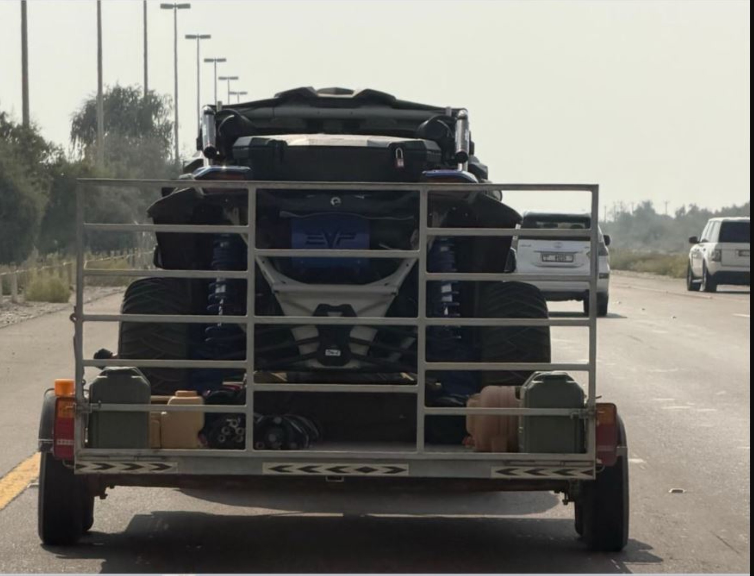 Abu Dhabi Police urge drivers to follow bicycle trailer safety rules to avoid Dhs1,000 fine