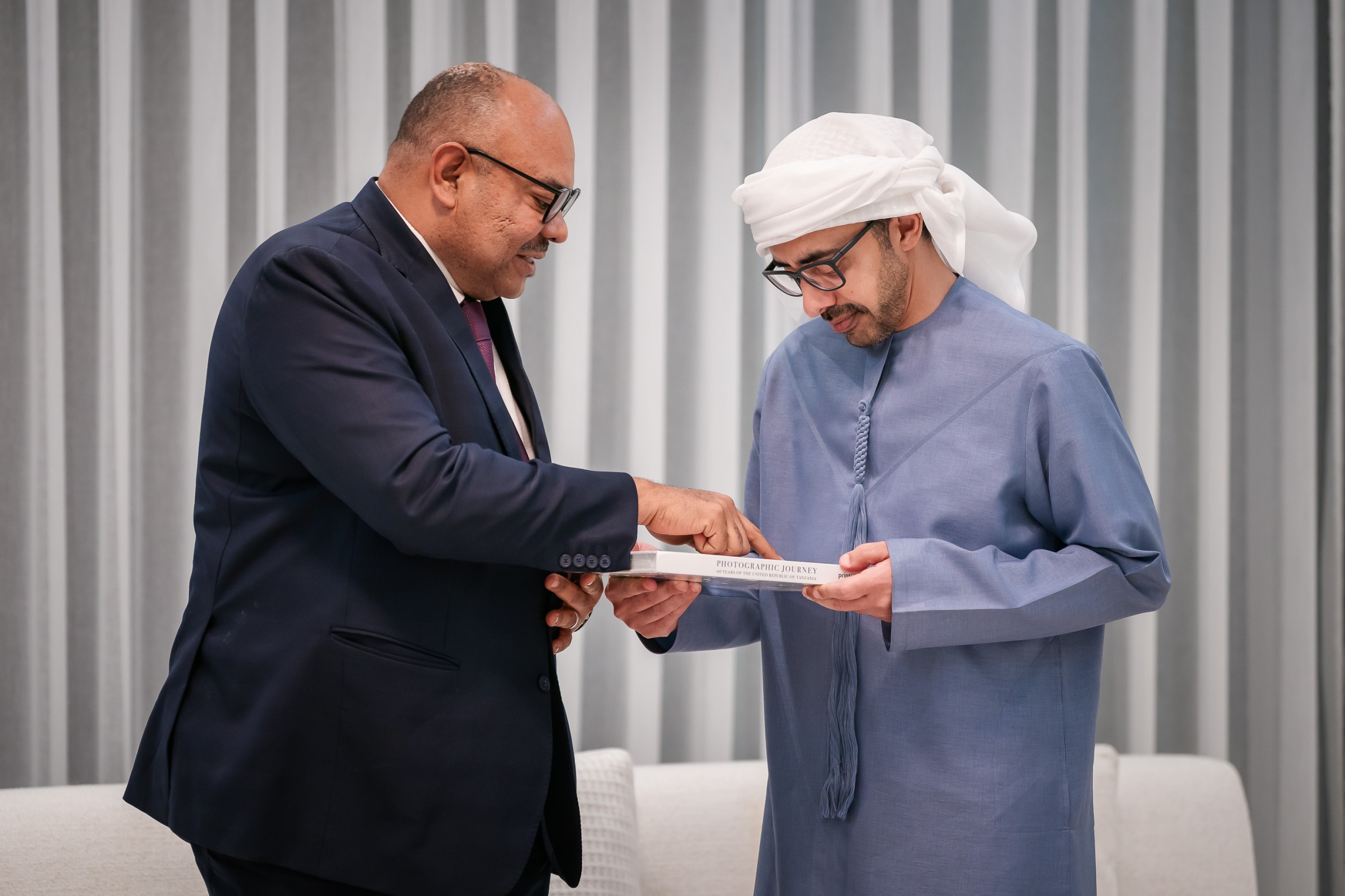 Sheikh Mohamed receives written message from President of Tanzania