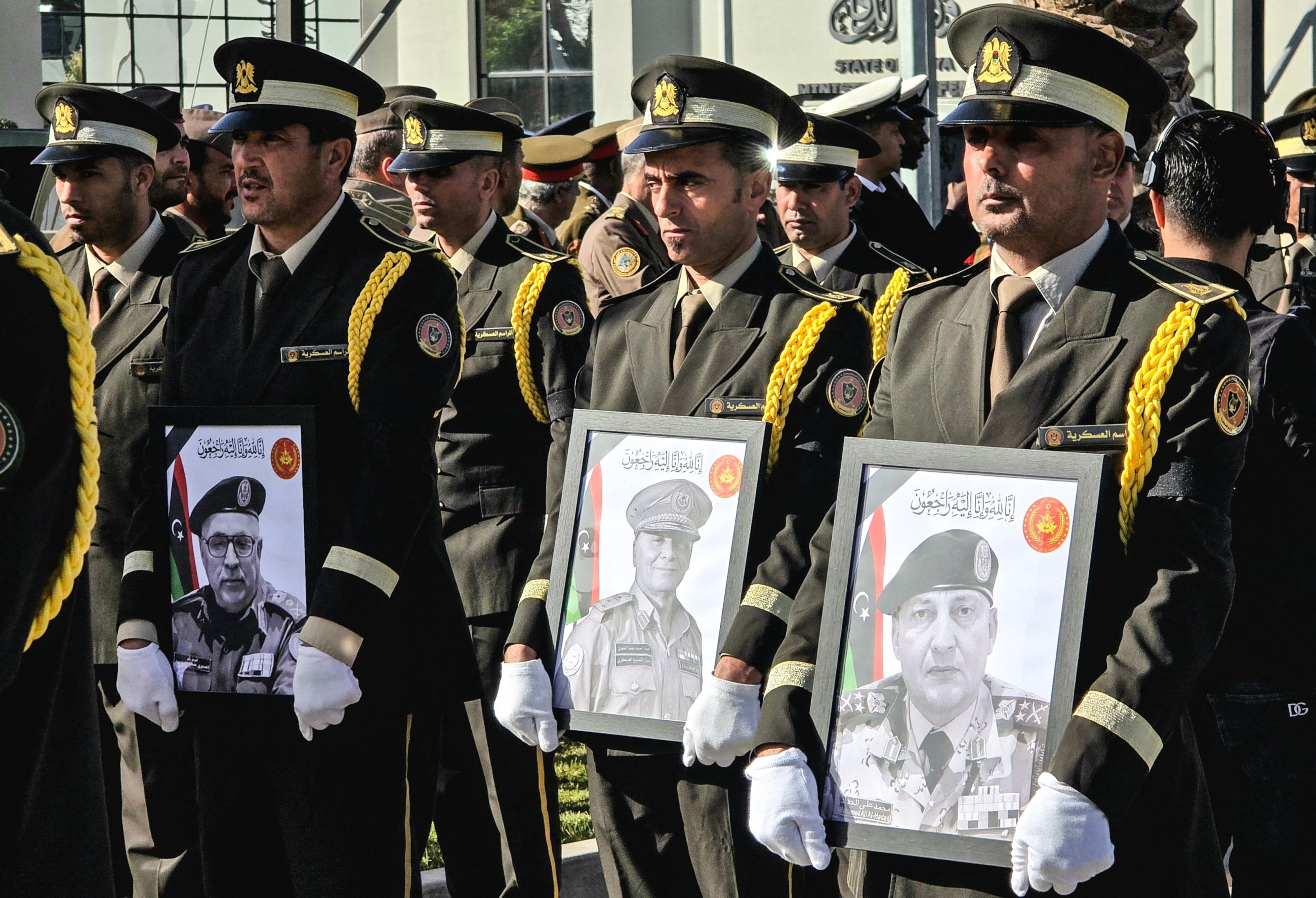 Turkey holds military funeral for Libyan officers killed in plane crash