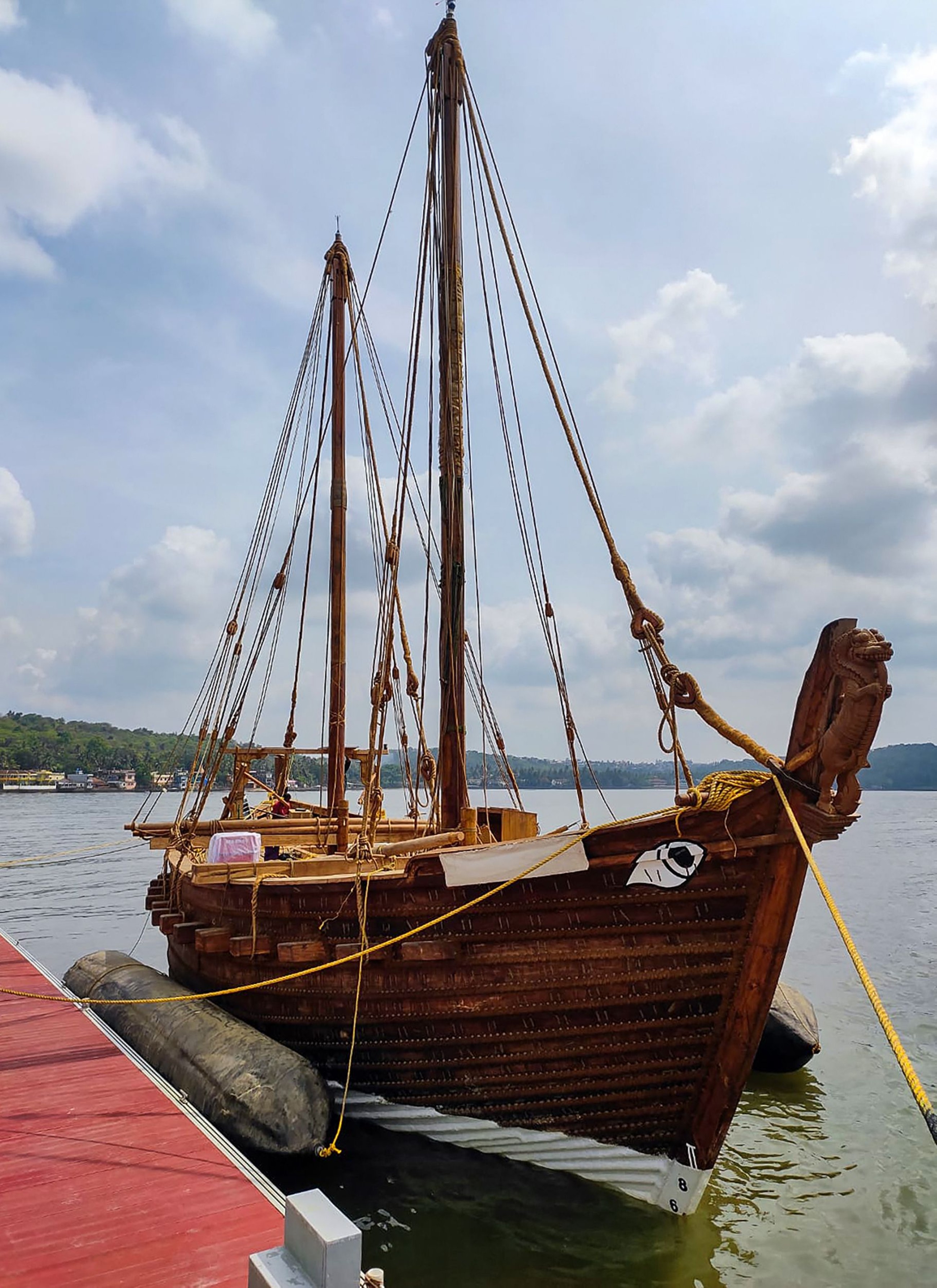 Rajnath Singh flags off Indian Navy's first Oman-bound wooden heritage ship steered by giant oars