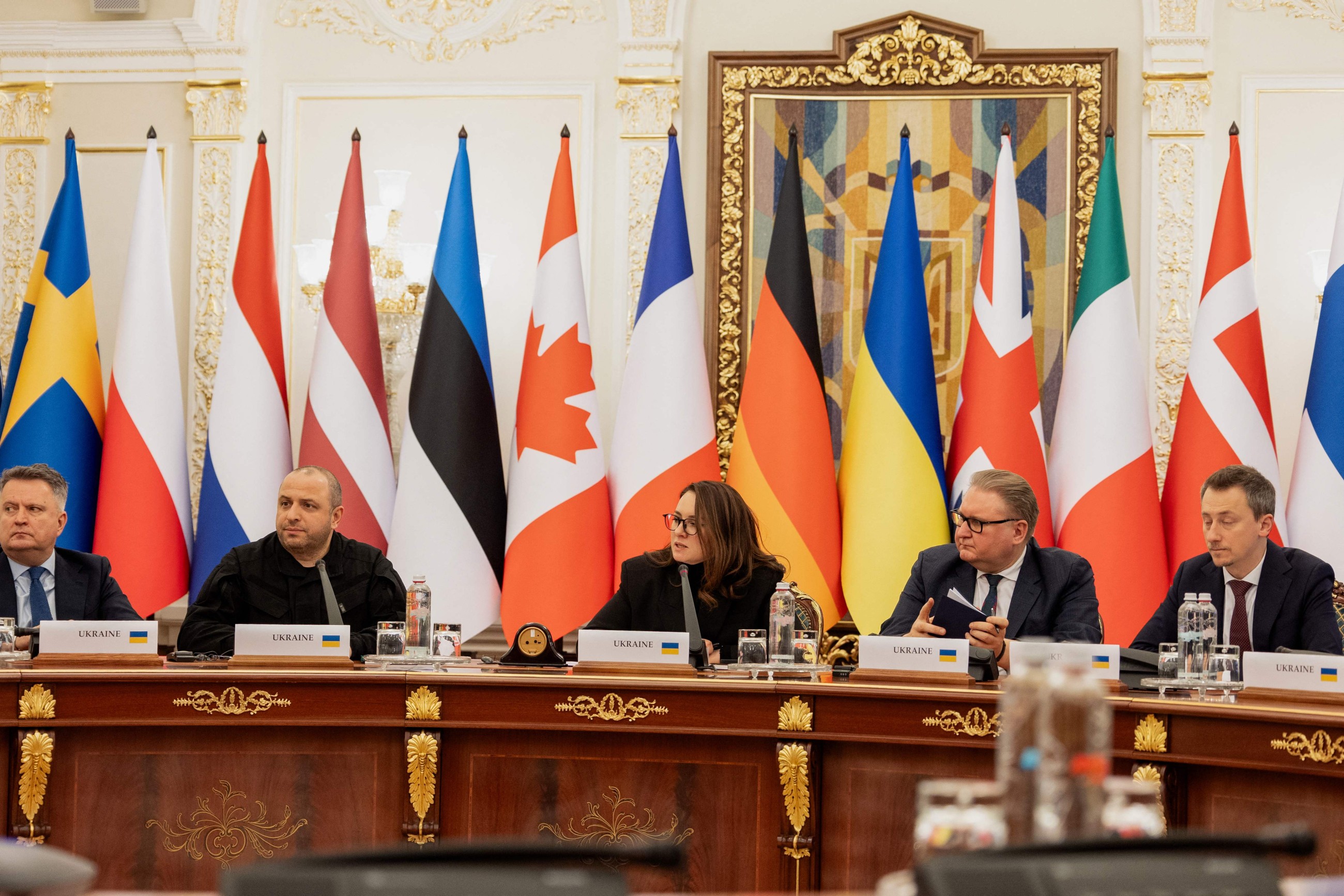 Ukraine's allies in Kyiv for talks on plan to end war