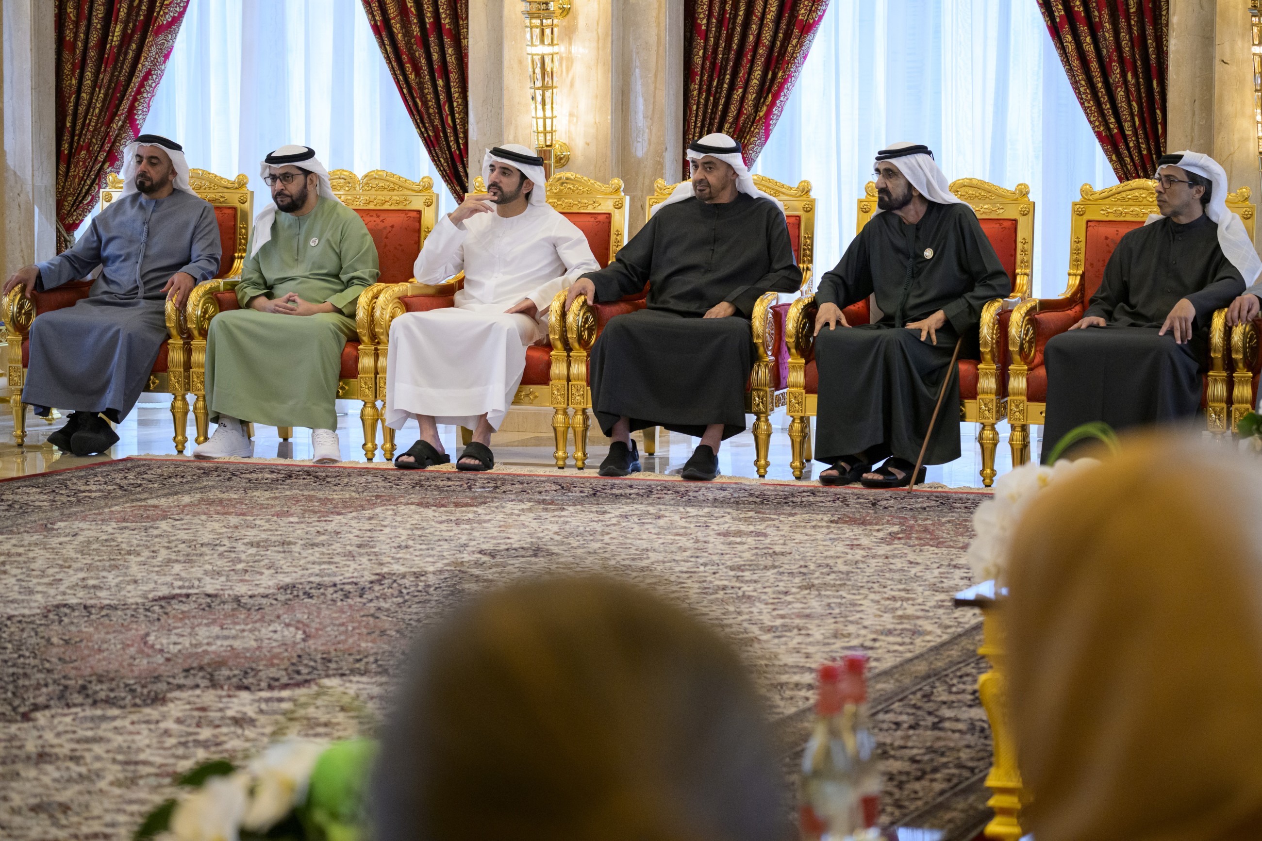 In presence of President, Sheikh Mohammed meets current, ex-ministers who served alongside him over past two decades