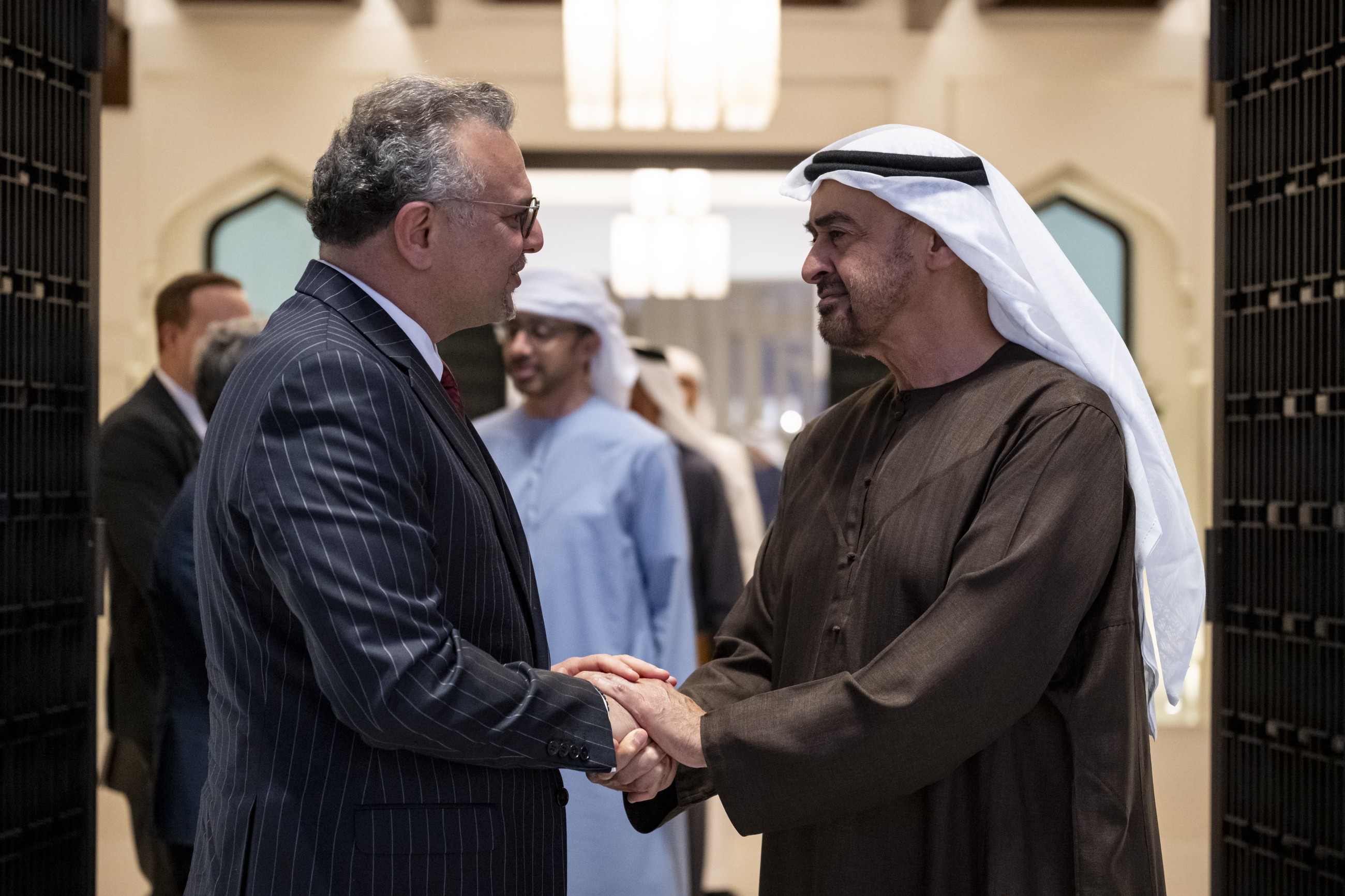 Sheikh Mohamed receives US President Trump’s adviser for Arab and African affairs