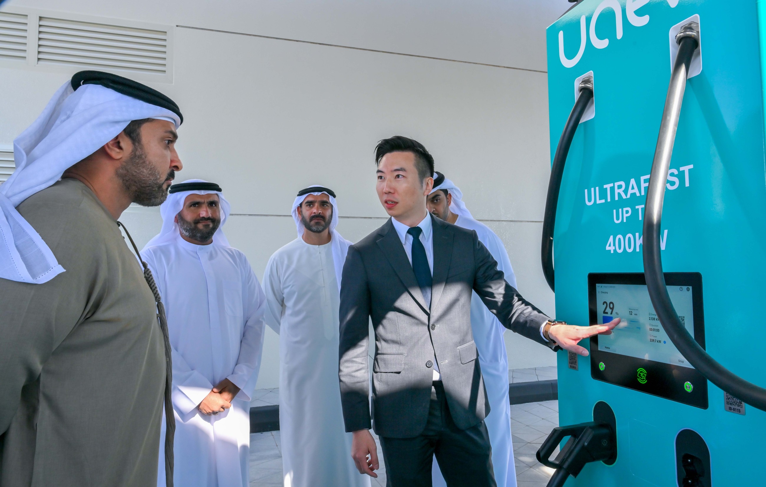 Ajman's first integrated electric vehicle charging station opens