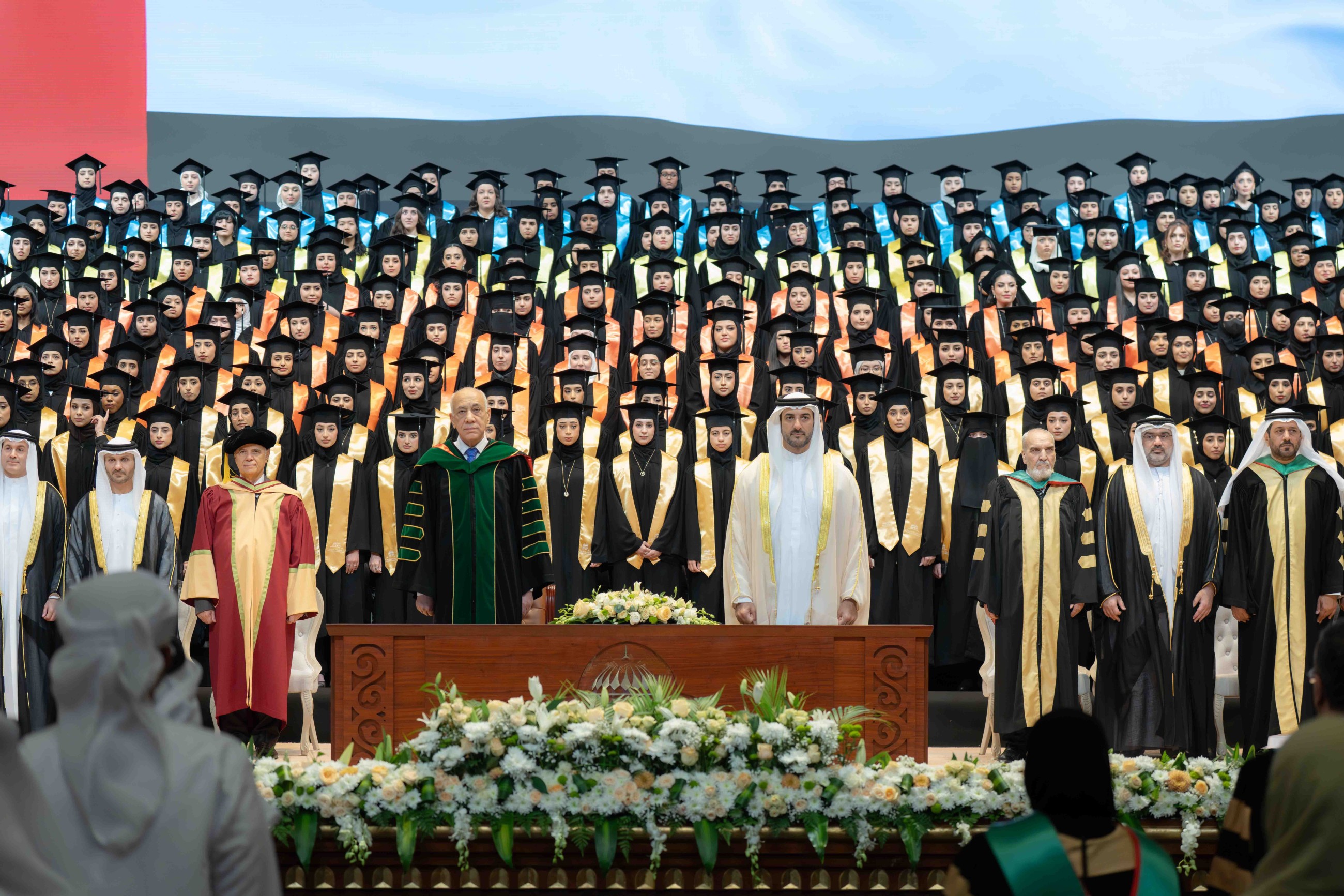 Sultan Bin Ahmed attends University of Sharjah women graduation ceremonies