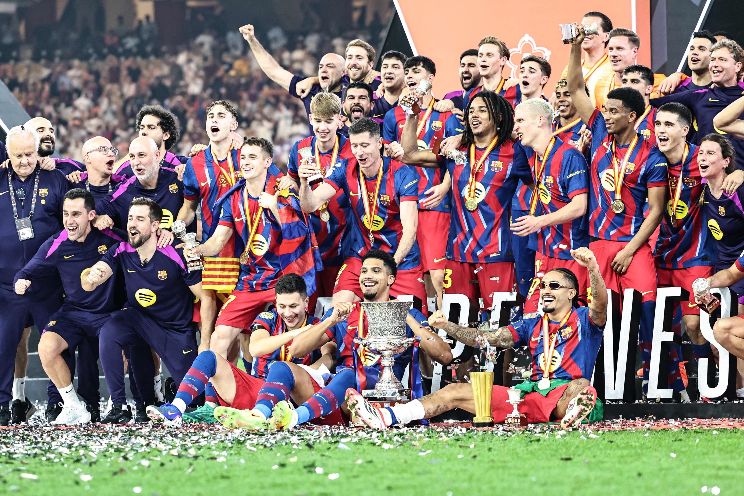 Dominant Barca edge Real  in Spanish Super Cup final