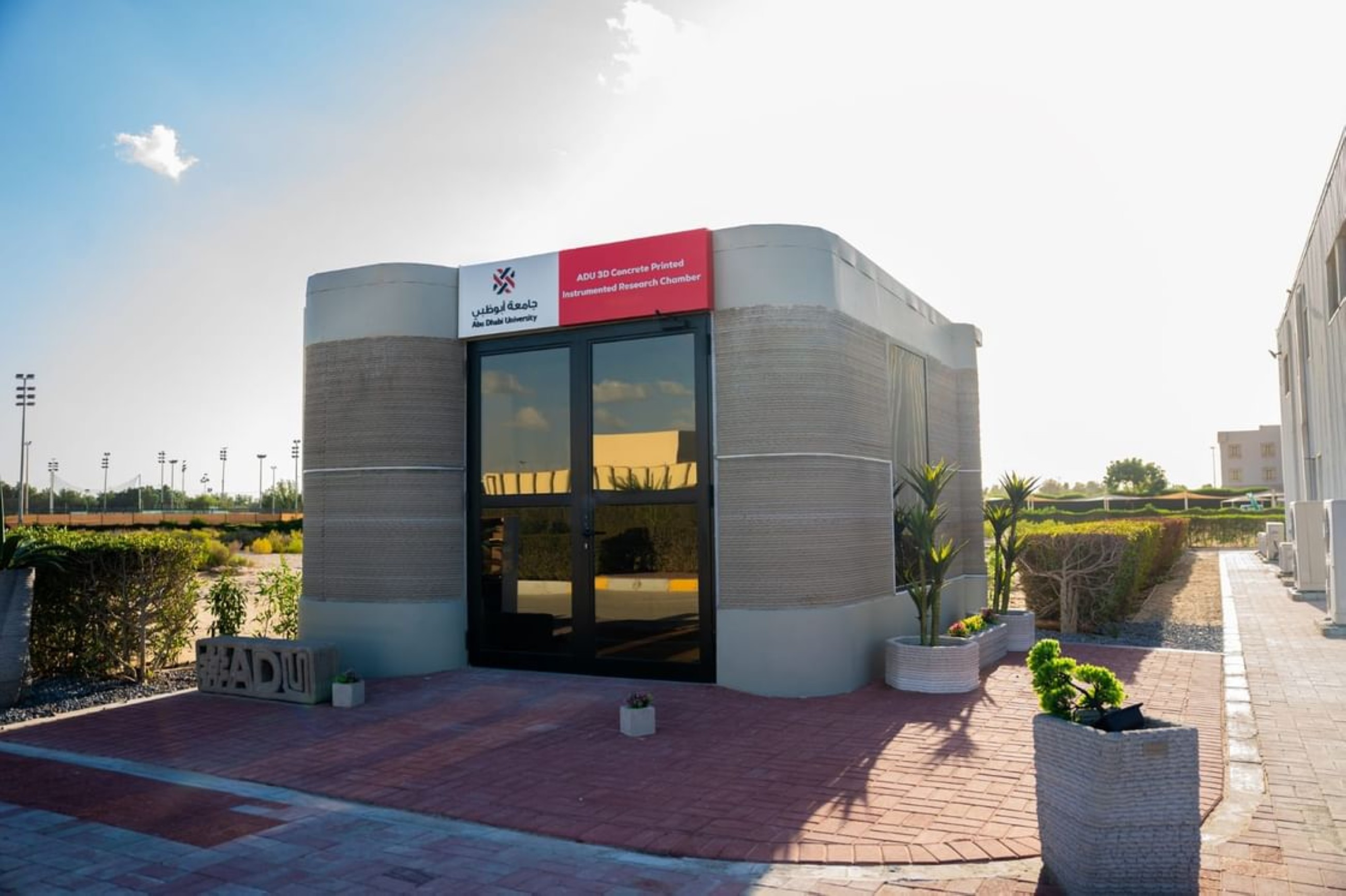 Abu Dhabi University inaugurates research-driven 3D concrete printed research chamber