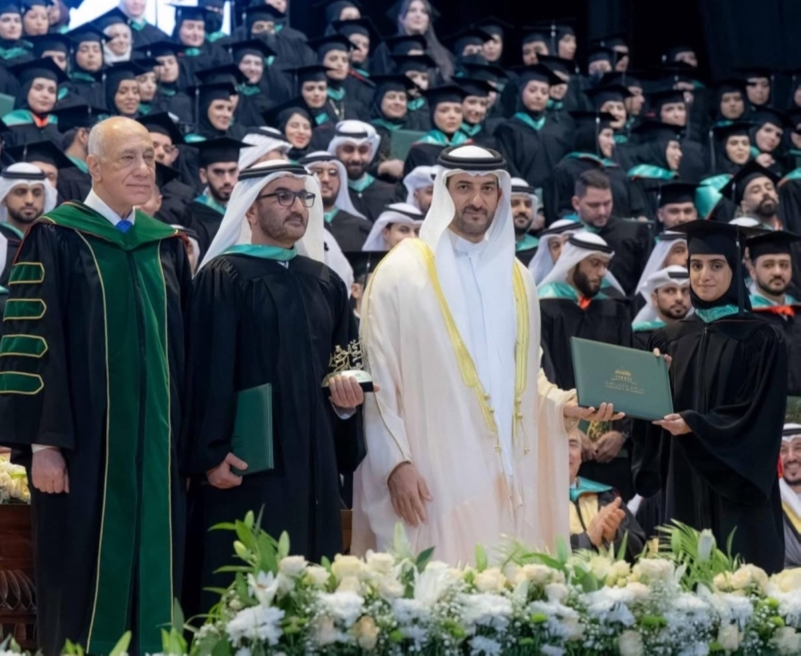 'Rare and divine honour:' Father and daughter graduate together at University of Sharjah
