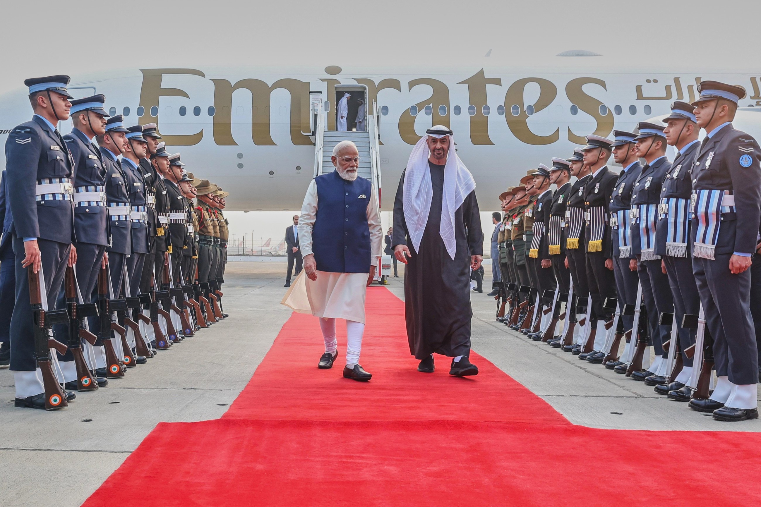 UAE President arrives in India on working visit