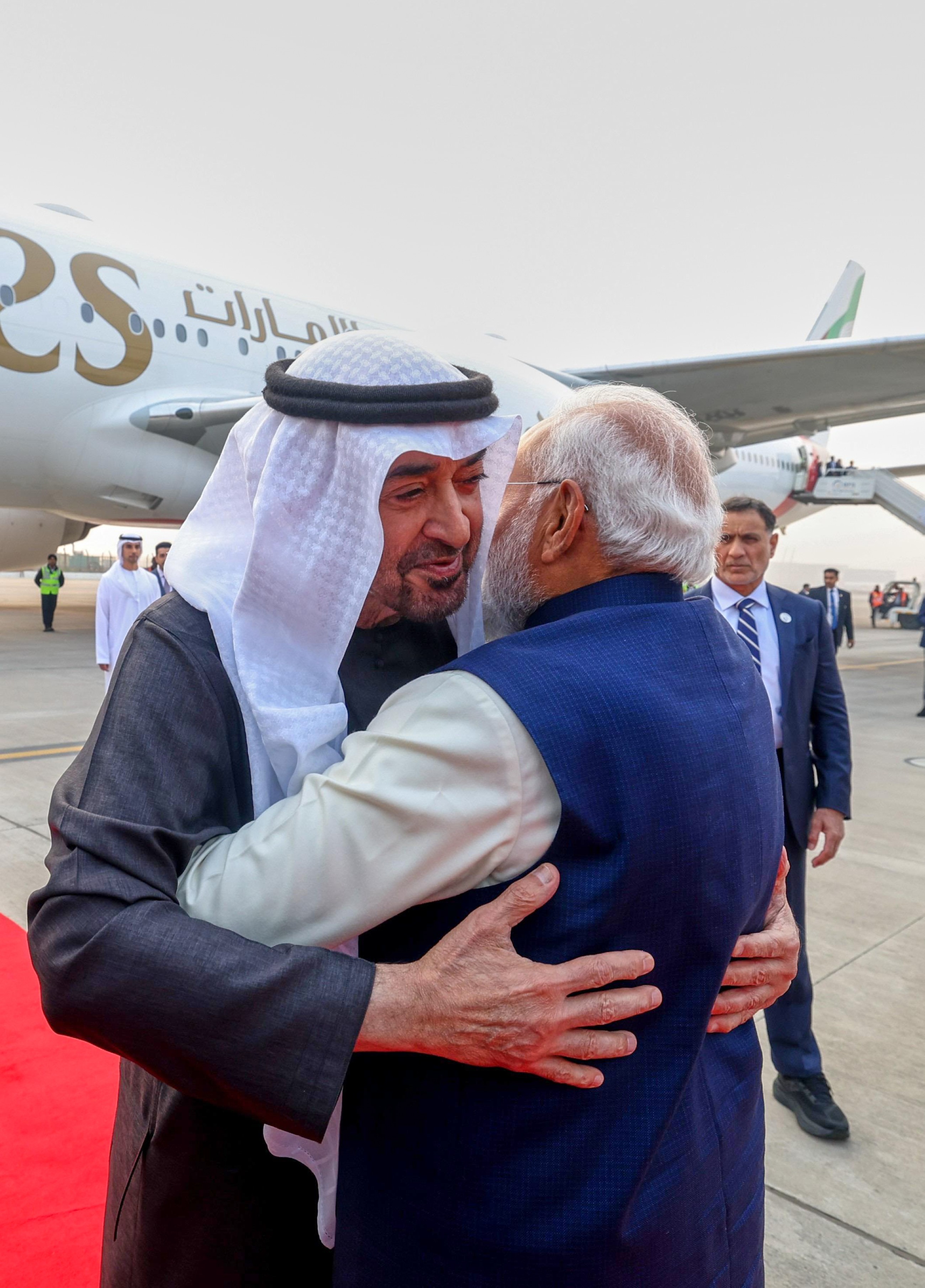 UAE President arrives in India on working visit