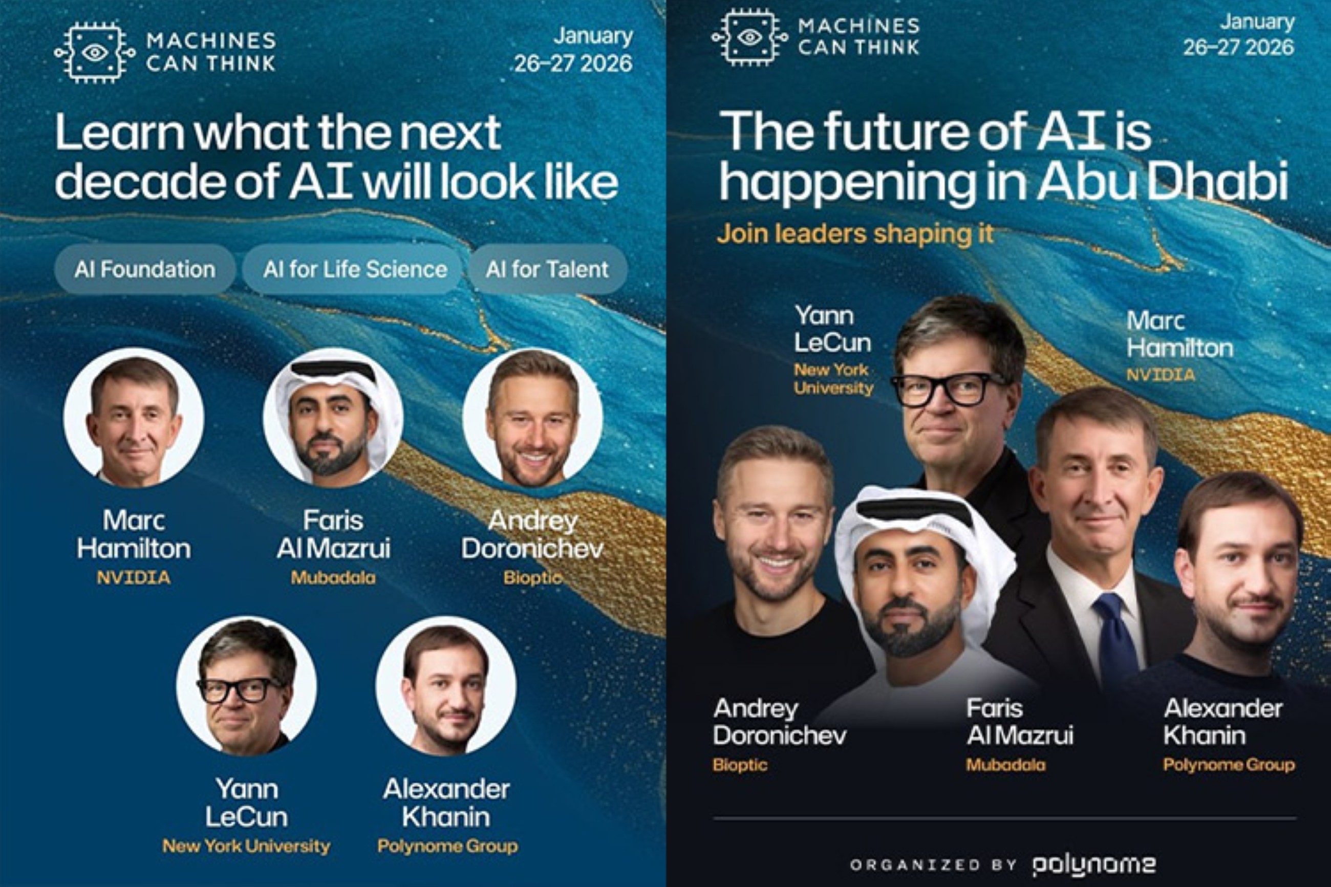 Machines can think 2026 agenda features speakers from Meta, Snap Inc., MBZUAI, Mubadala, G42, and more