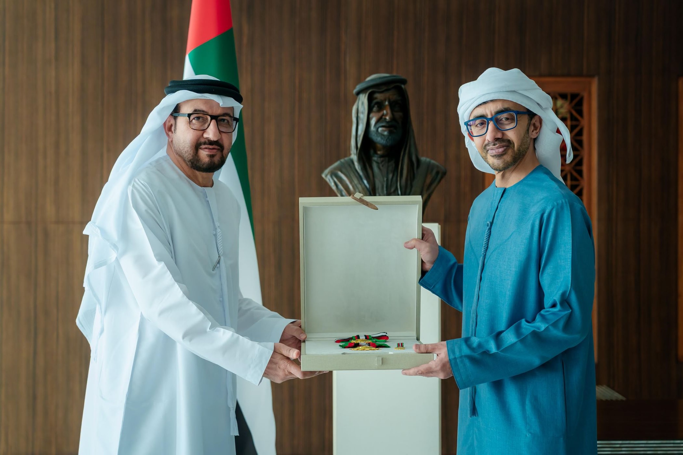 President confers First-Class Order of Zayed II on Saif Mohammed Al Zaabi