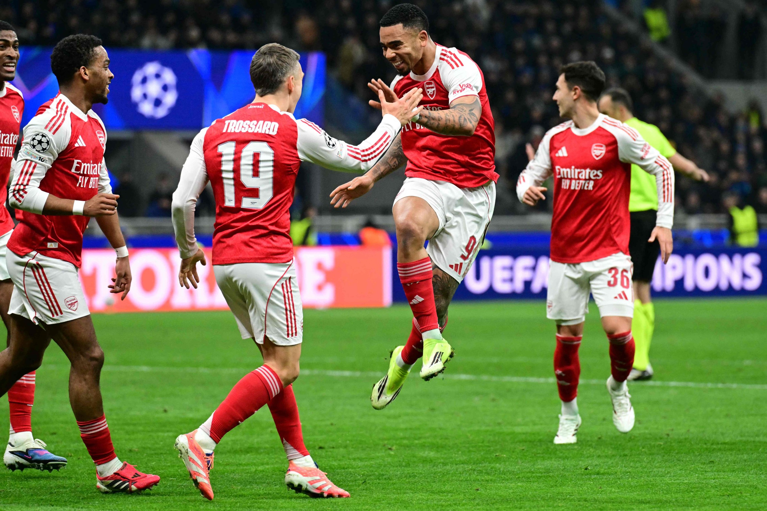 City and holders PSG stumble, Jesus brace fires Arsenal to win