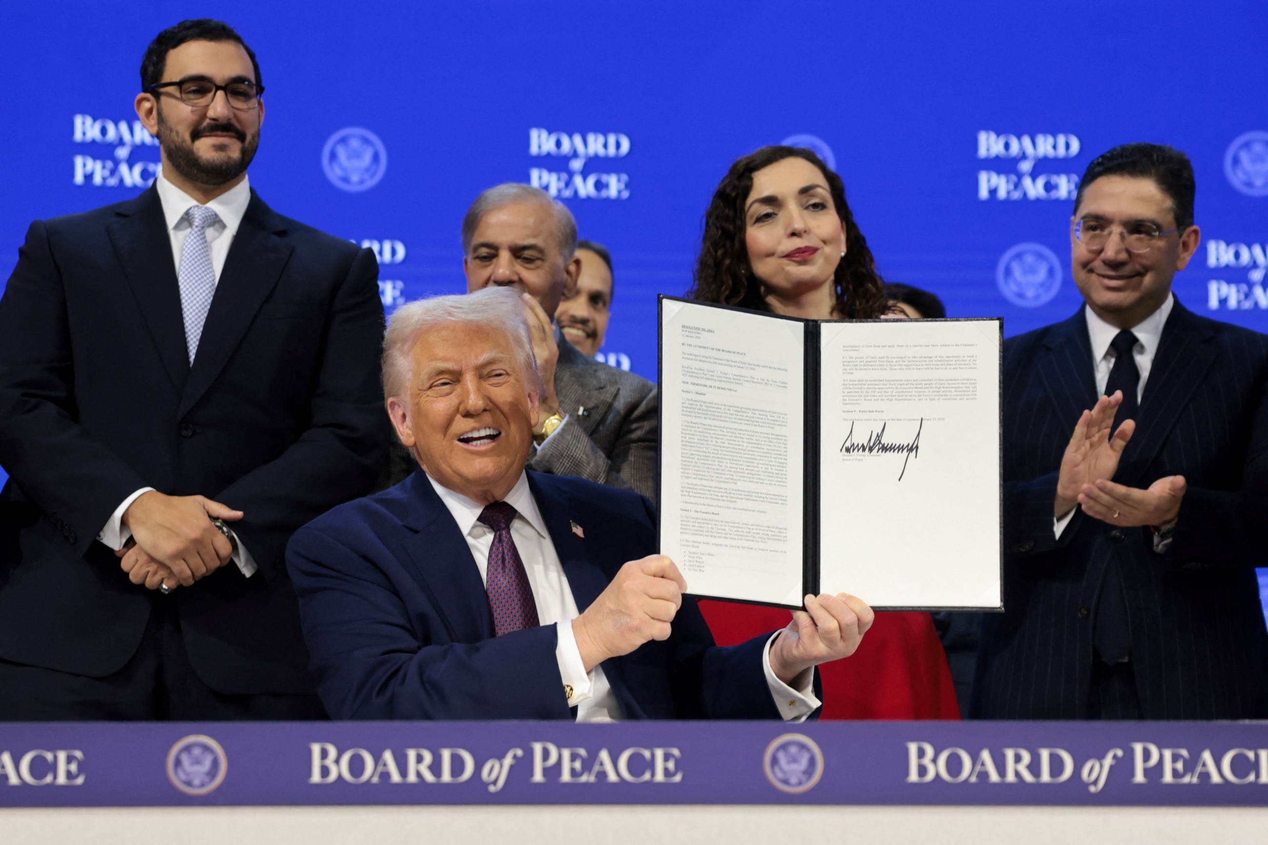 Trump unveils Board of Peace, 'New Gaza' plans at Davos