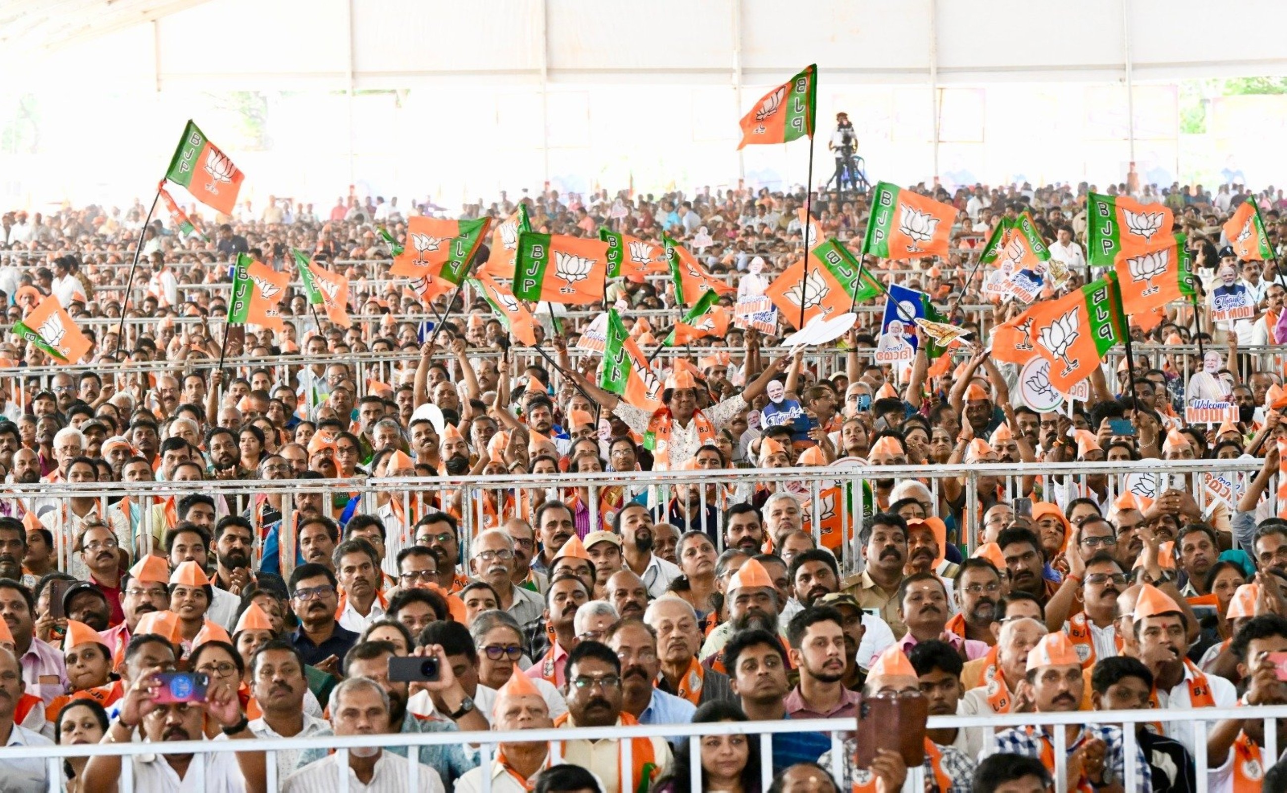 'From Thiruvananthapuram begins Kerala&rsquo;s change,' says PM Modi