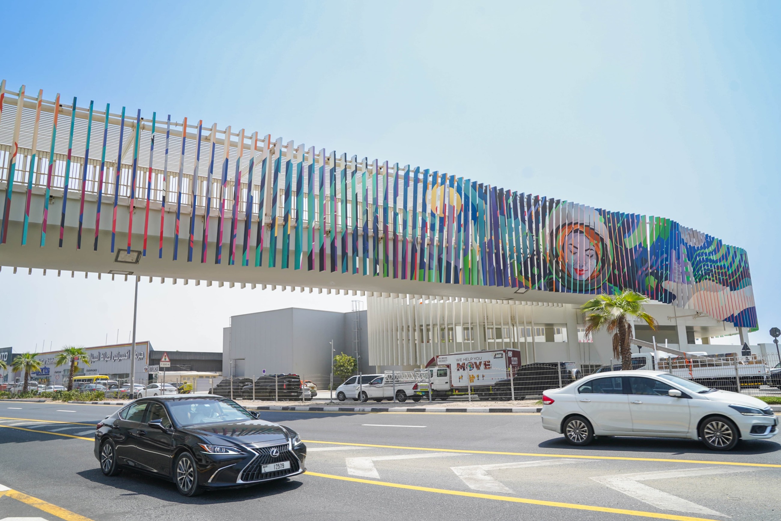 VIDEO: RTA opens artistic design pedestrian bridge, 4km cycling tracks in Al Quoz Creative Zone