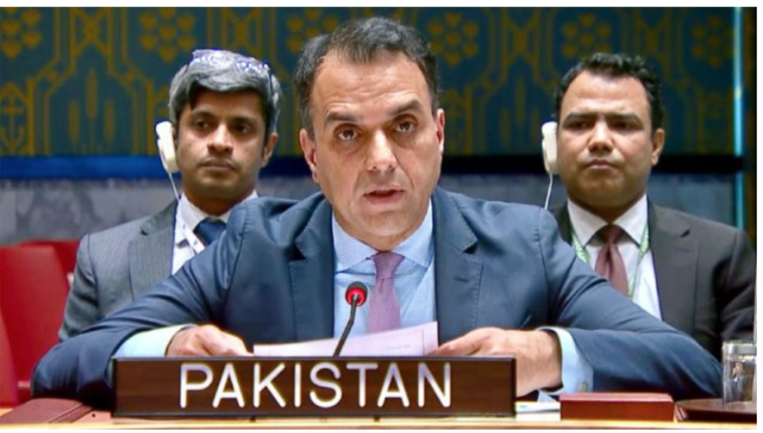 Senior Pakistanis diplomat flays India stand on water at UN meet
