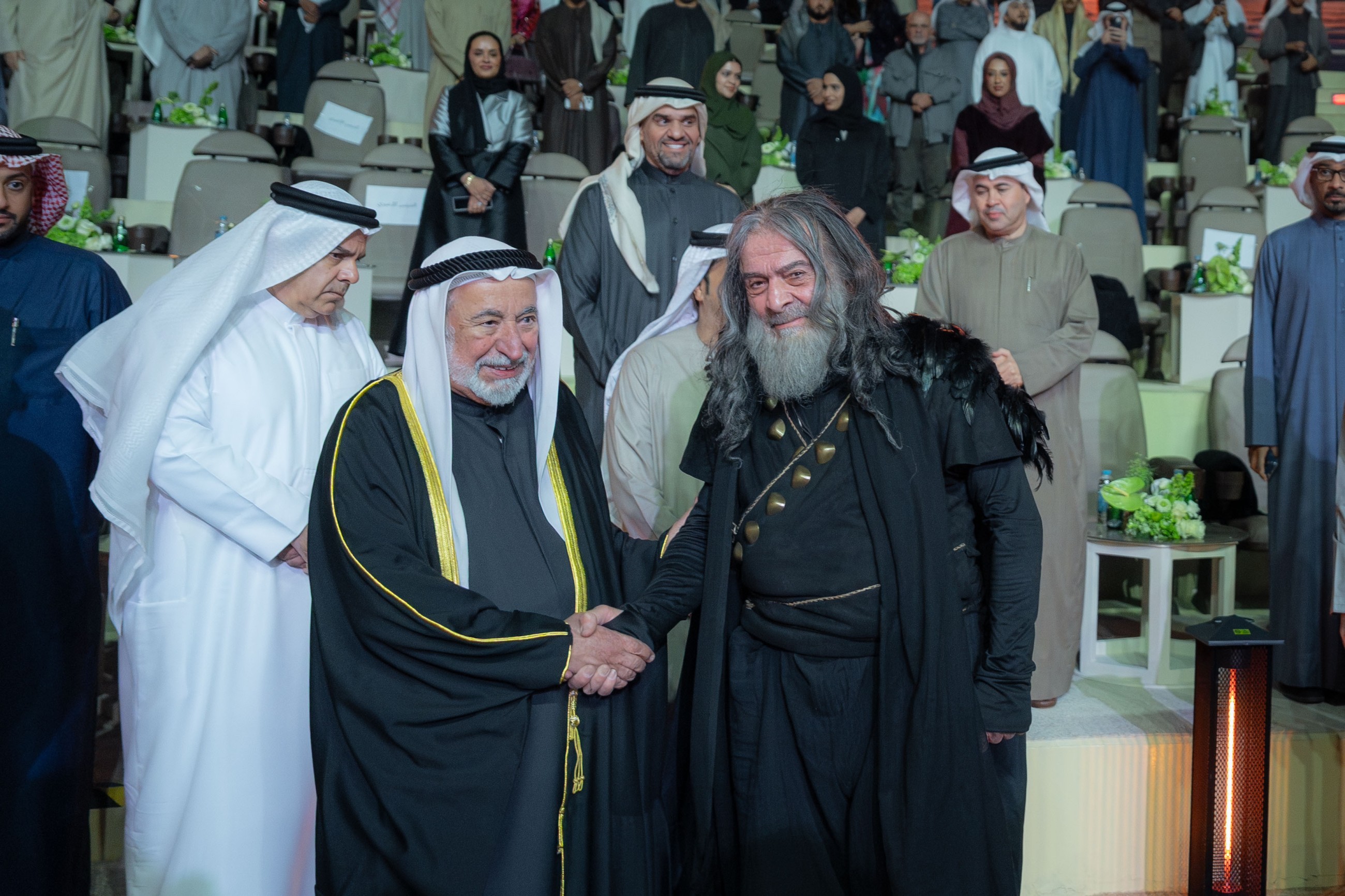 Sheikh Sultan witnesses premiere of epic play 'Al Zeer Salem' at Al Majaz Amphitheatre in Sharjah