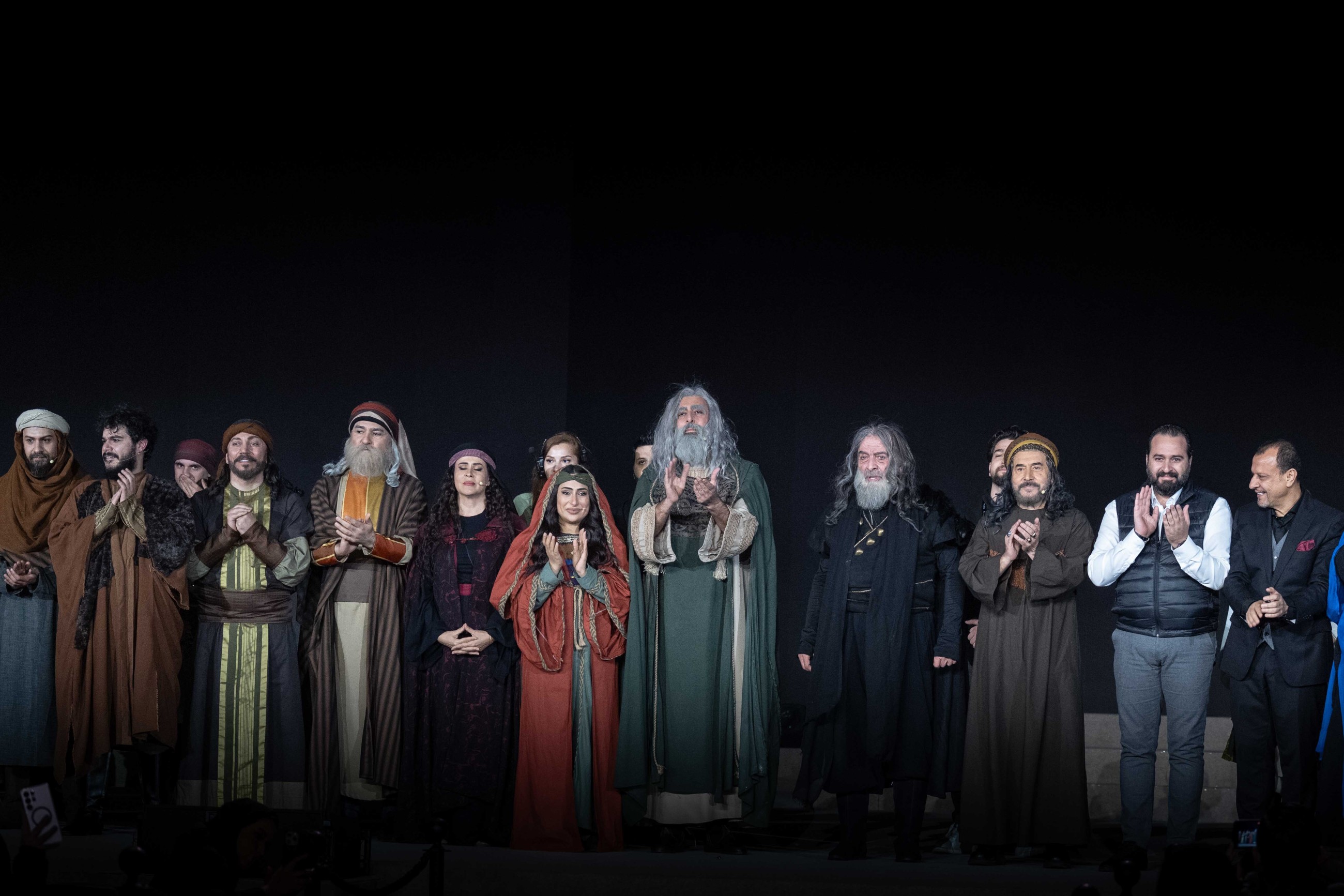 Sheikh Sultan witnesses premiere of epic play 'Al Zeer Salem' at Al Majaz Amphitheatre in Sharjah