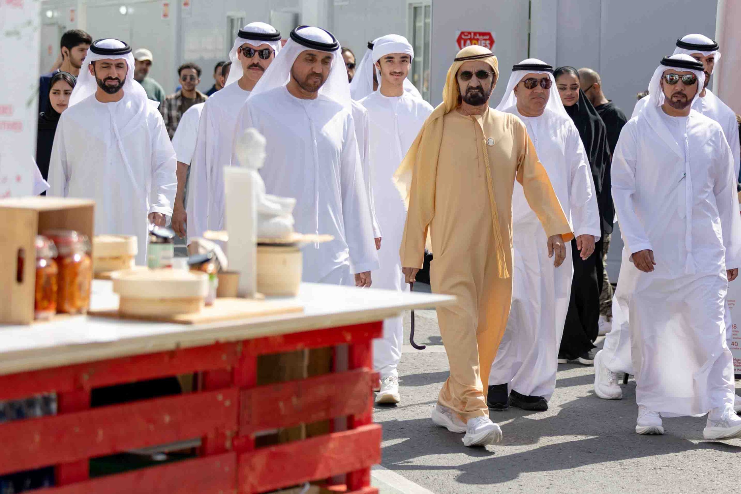 Sheikh Mohammed visits 14th edition of Quoz Arts Fest