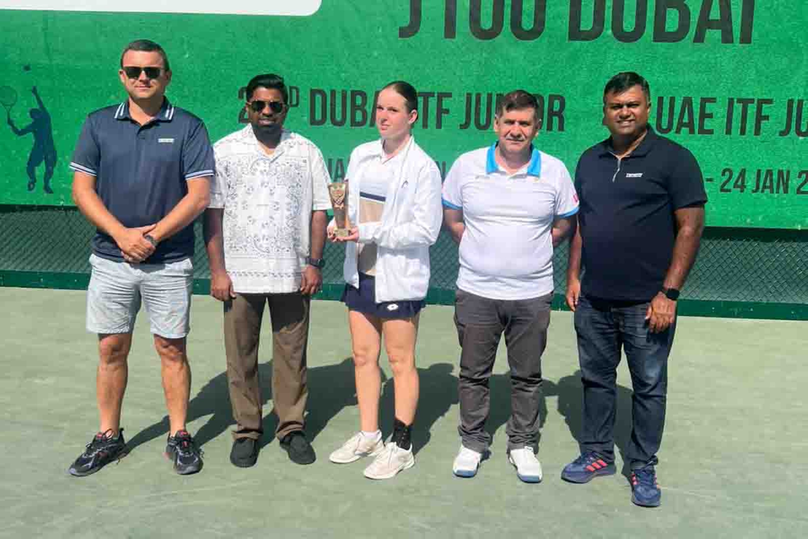Kjellberg and Orlova take top honours at UAE International Junior Tennis Championship