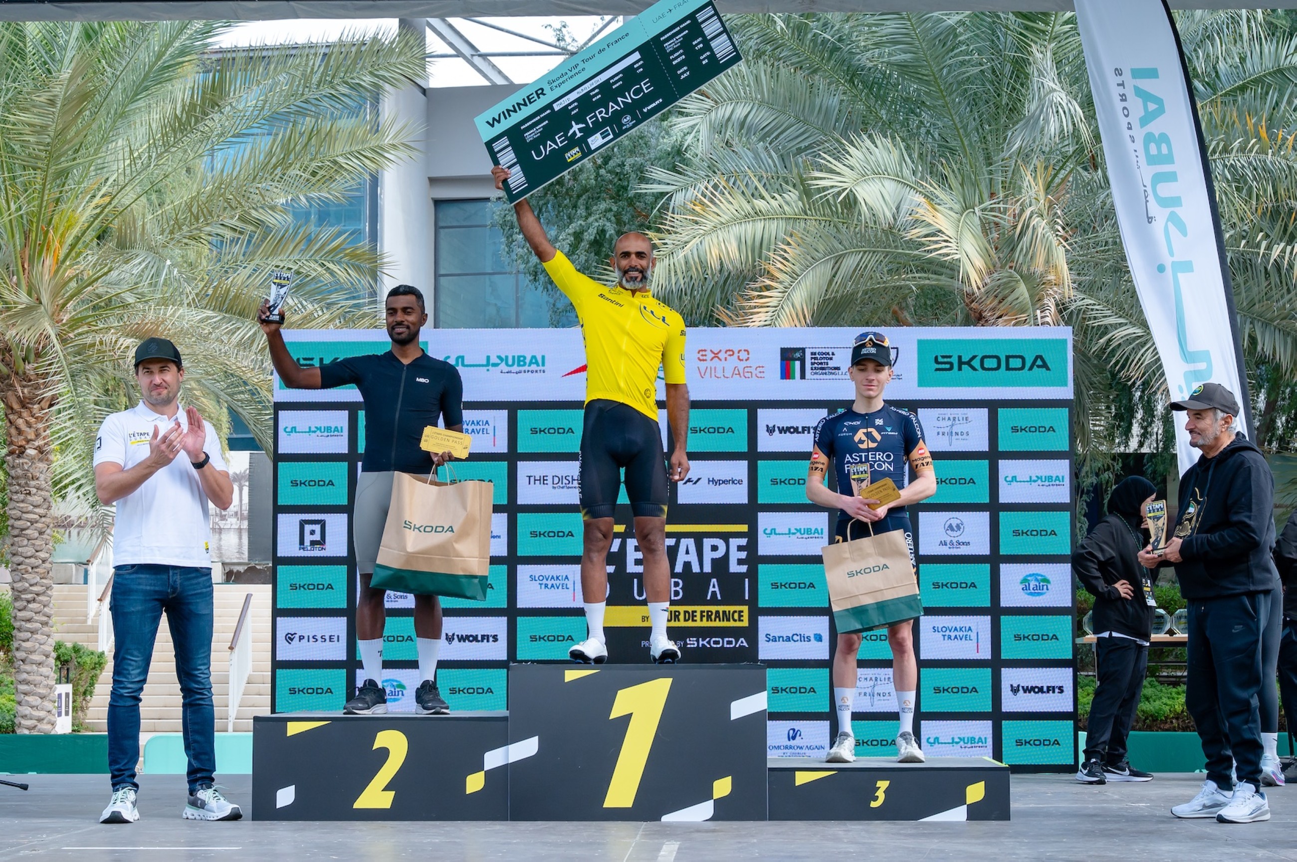 UAE’s Majid Al Balooshi and Sweden’s Karlsson bag top honours at L’Etape Dubai