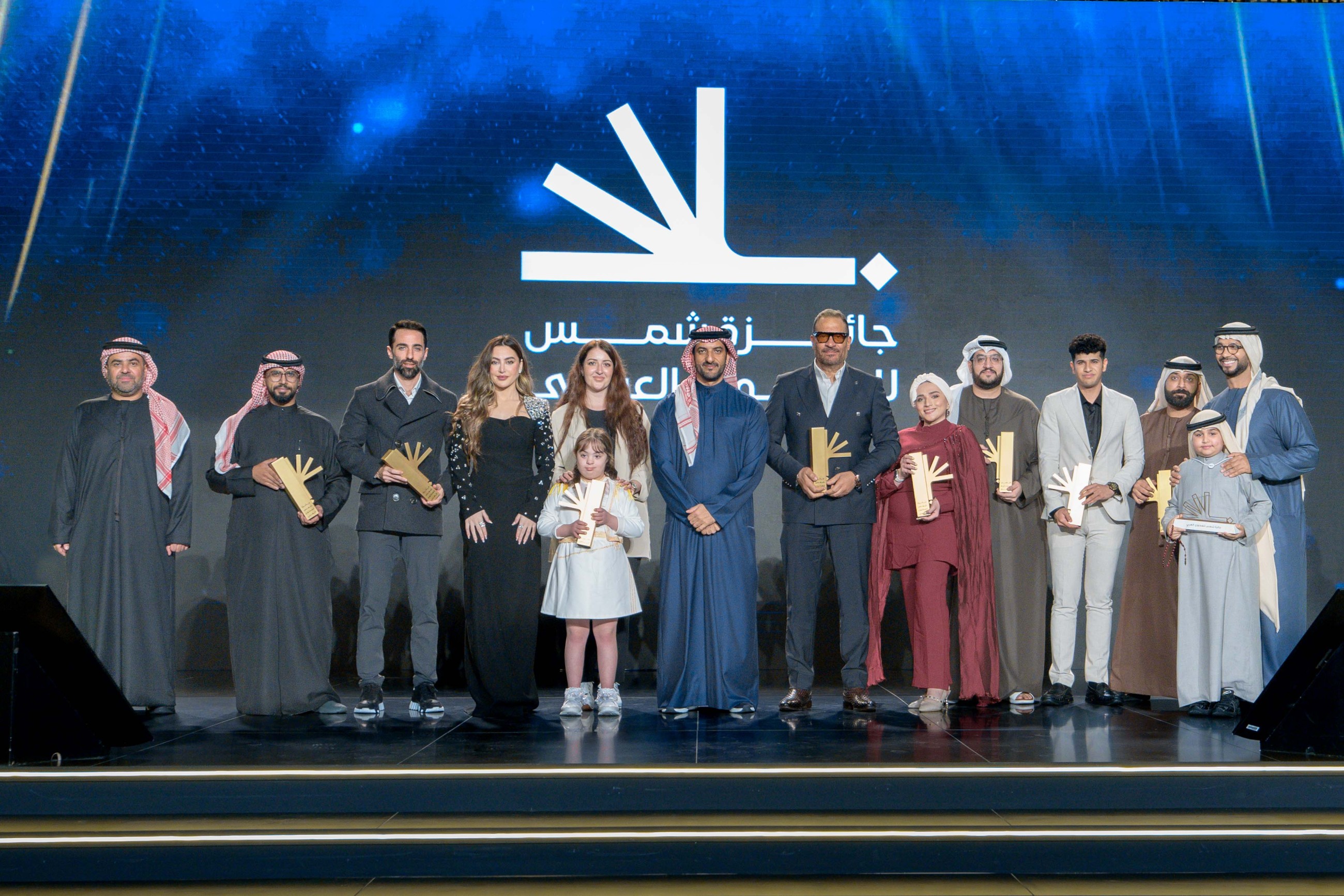 Sultan Bin Ahmed honours winners of Shams Award