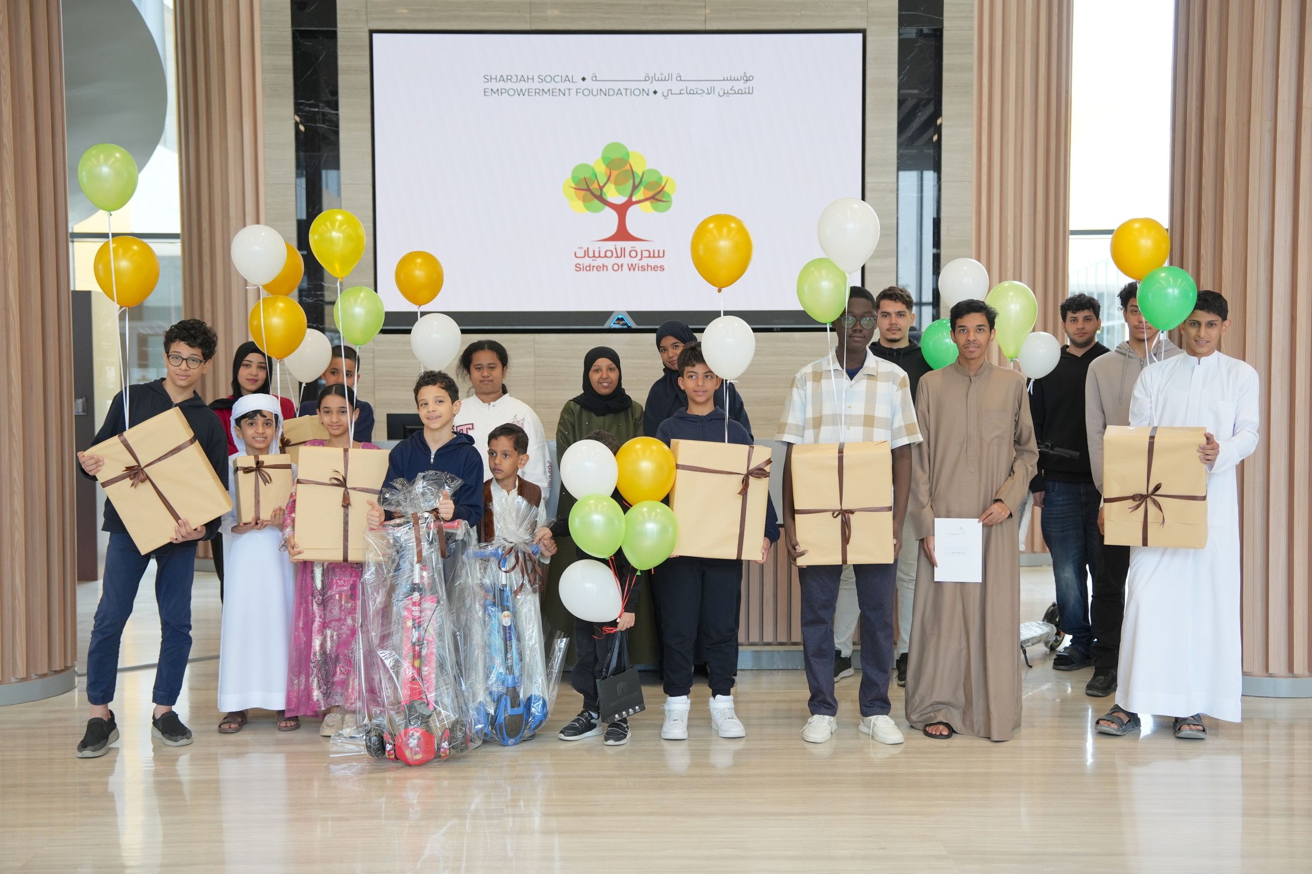 Sharjah foundation fulfils 35 orphans’ wishes