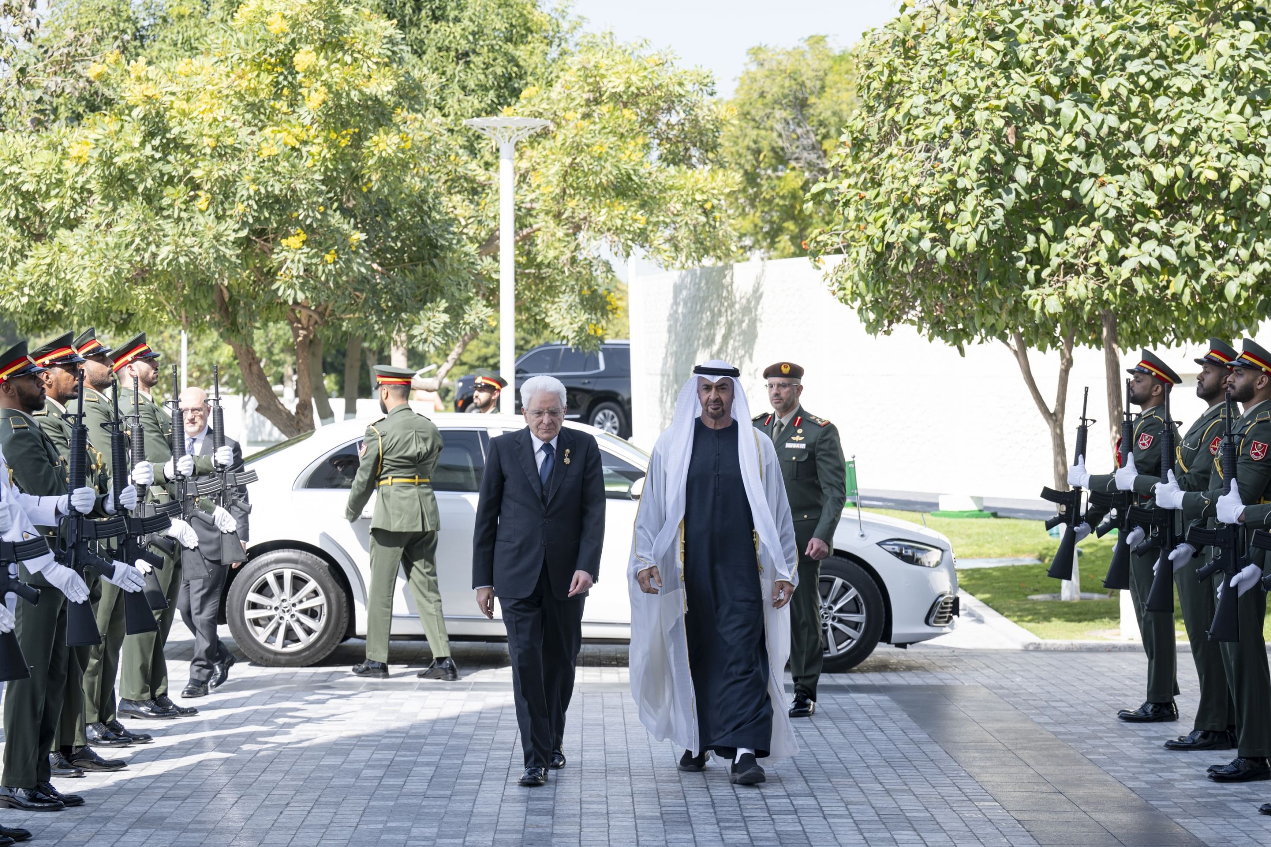 UAE, Italy Presidents seek diplomatic solutions to global conflicts