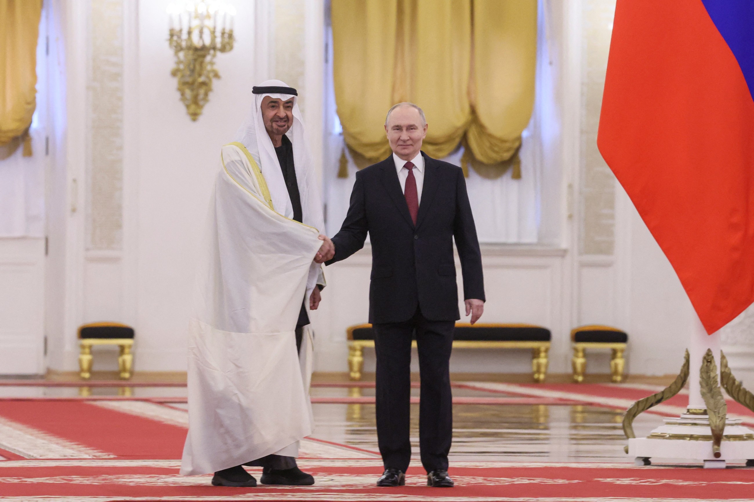 UAE, Russian Presidents hold talks in Moscow to strengthen strategic partnership