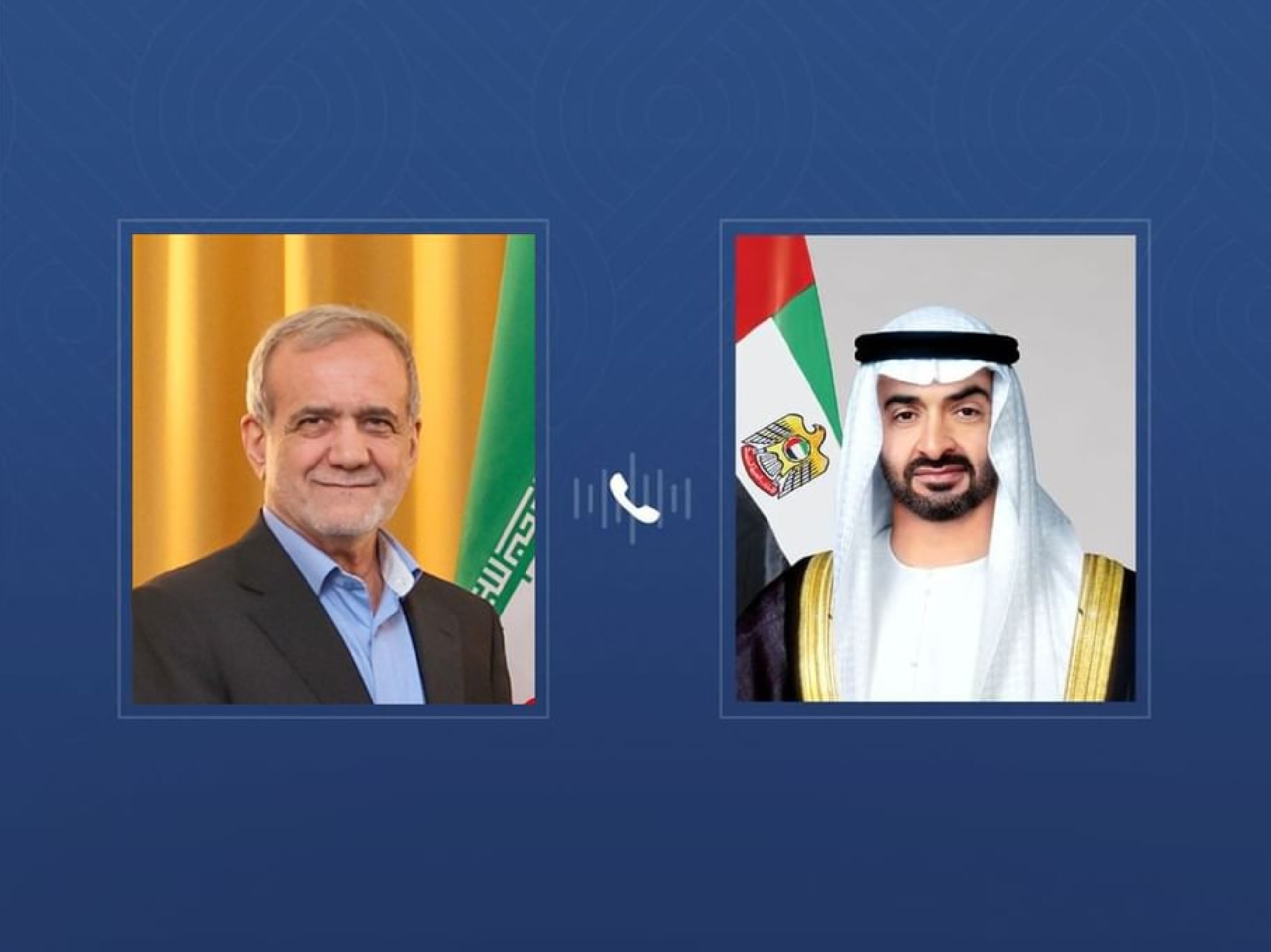 Mohamed, Pezeshkian discuss UAE-Iran relations, regional issues in phone call