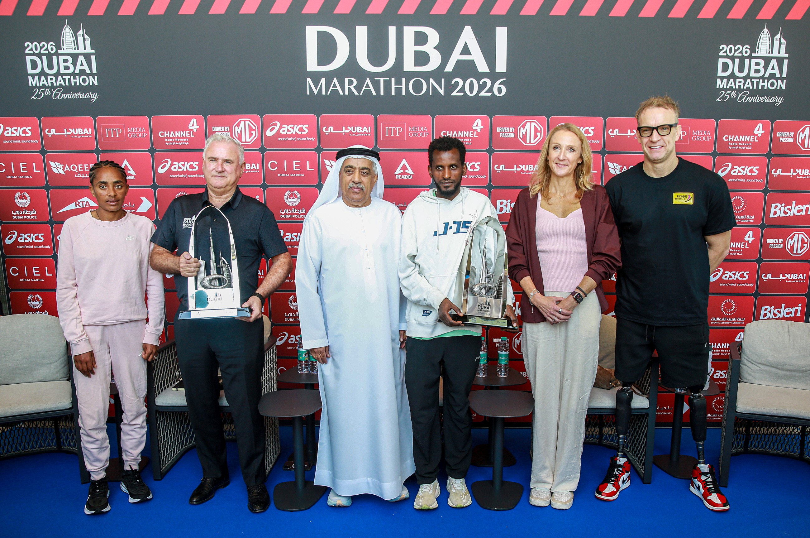 Elite athletes chase gold at Dubai Marathon’s silver anniversary