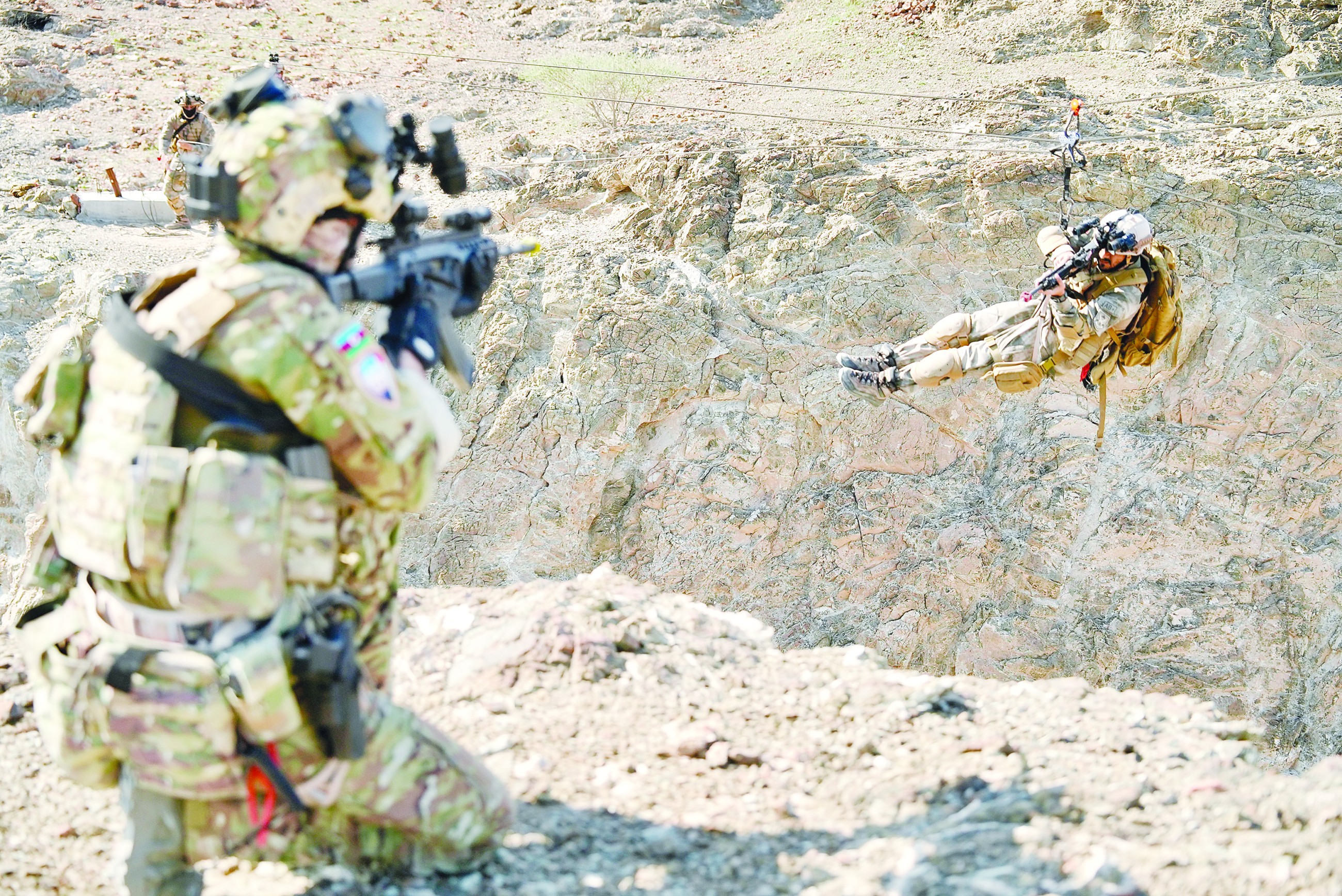 Units from Ministry of Defence hone their combat skills as Peace Shield-2026 exercise commences in Abu Dhabi