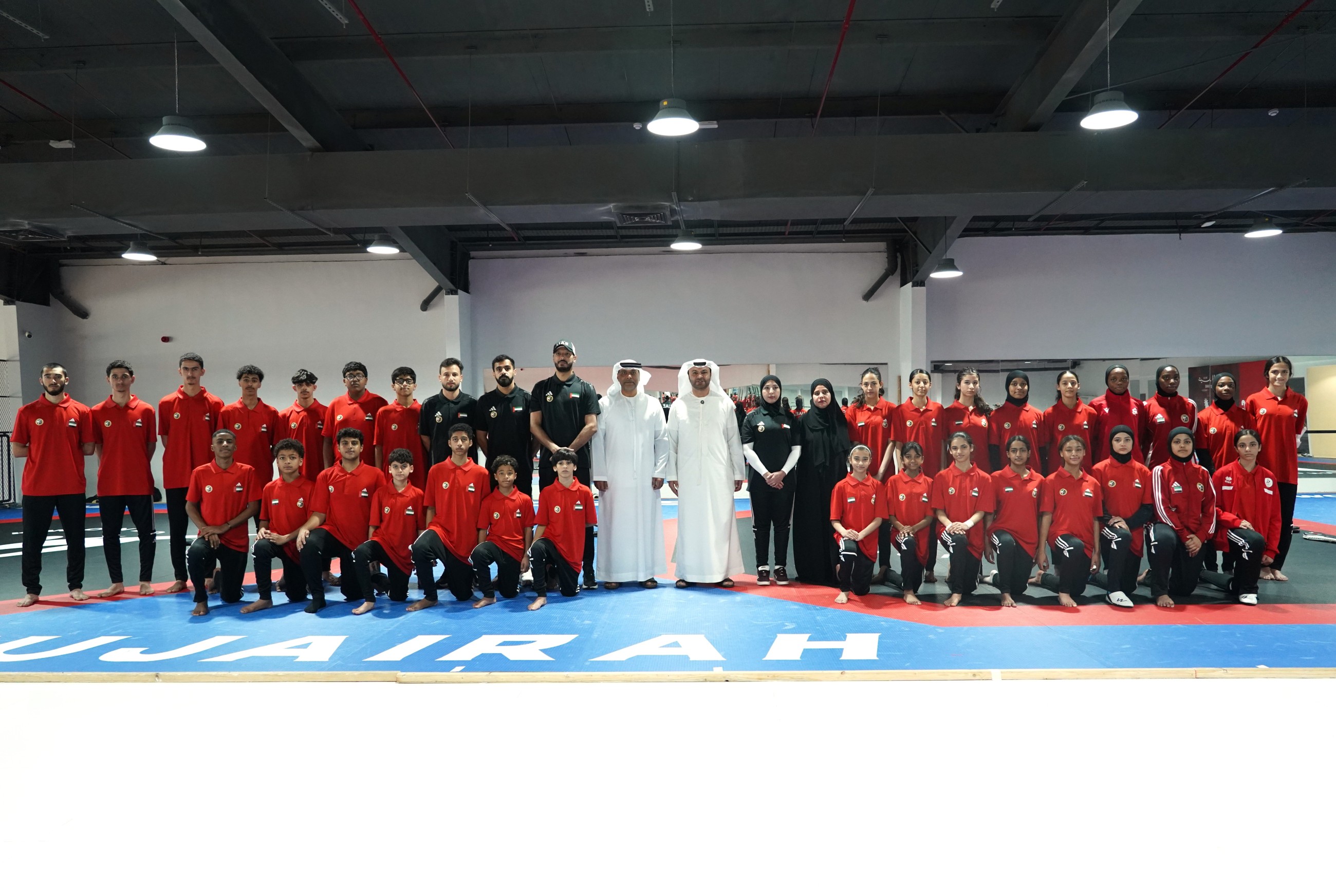 Dr Zeyoudi meets UAE team members participating in Fujairah Open, Arab Cup