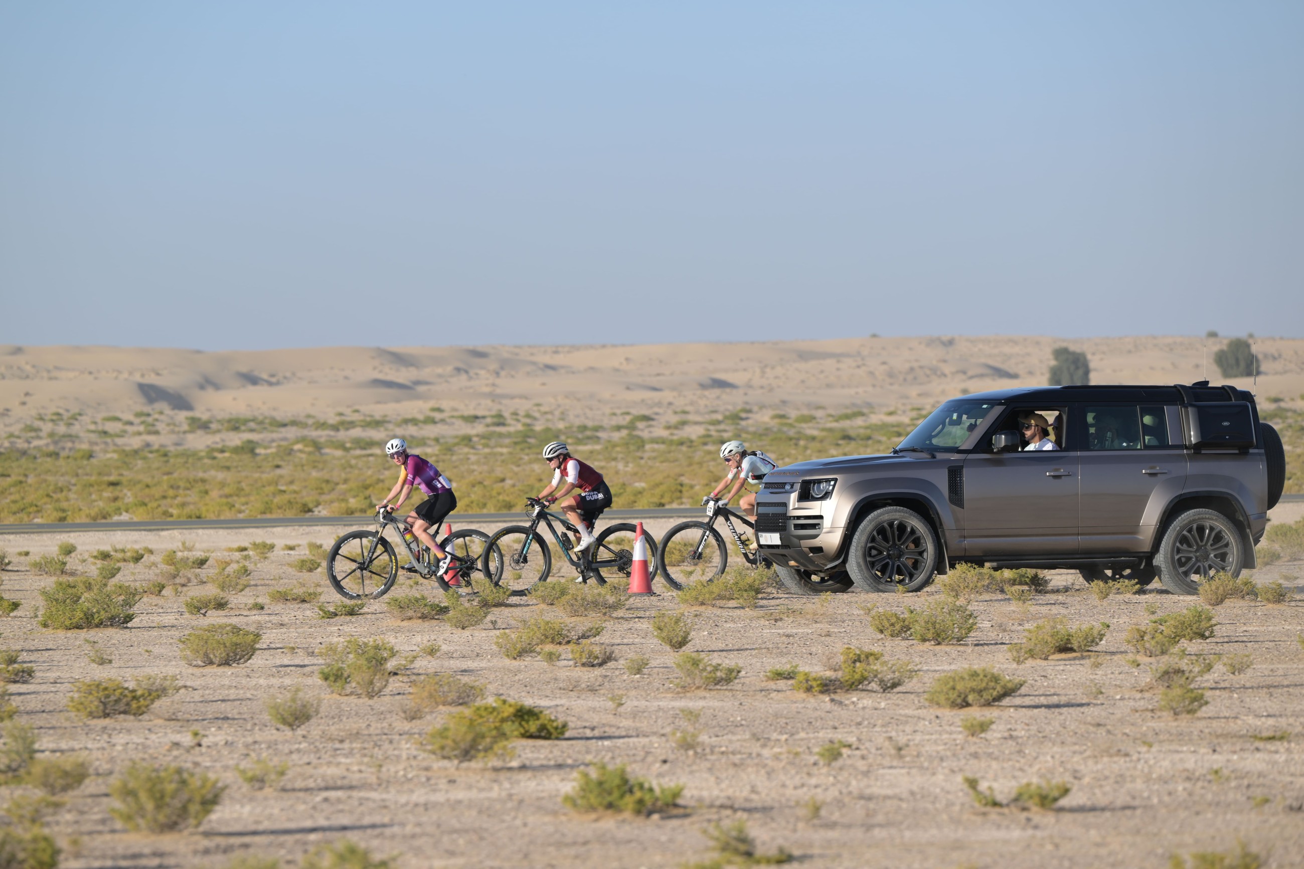 Sheikh Mohammed attends conclusion of Women’s Desert Race at Al Salam Cycling Championship