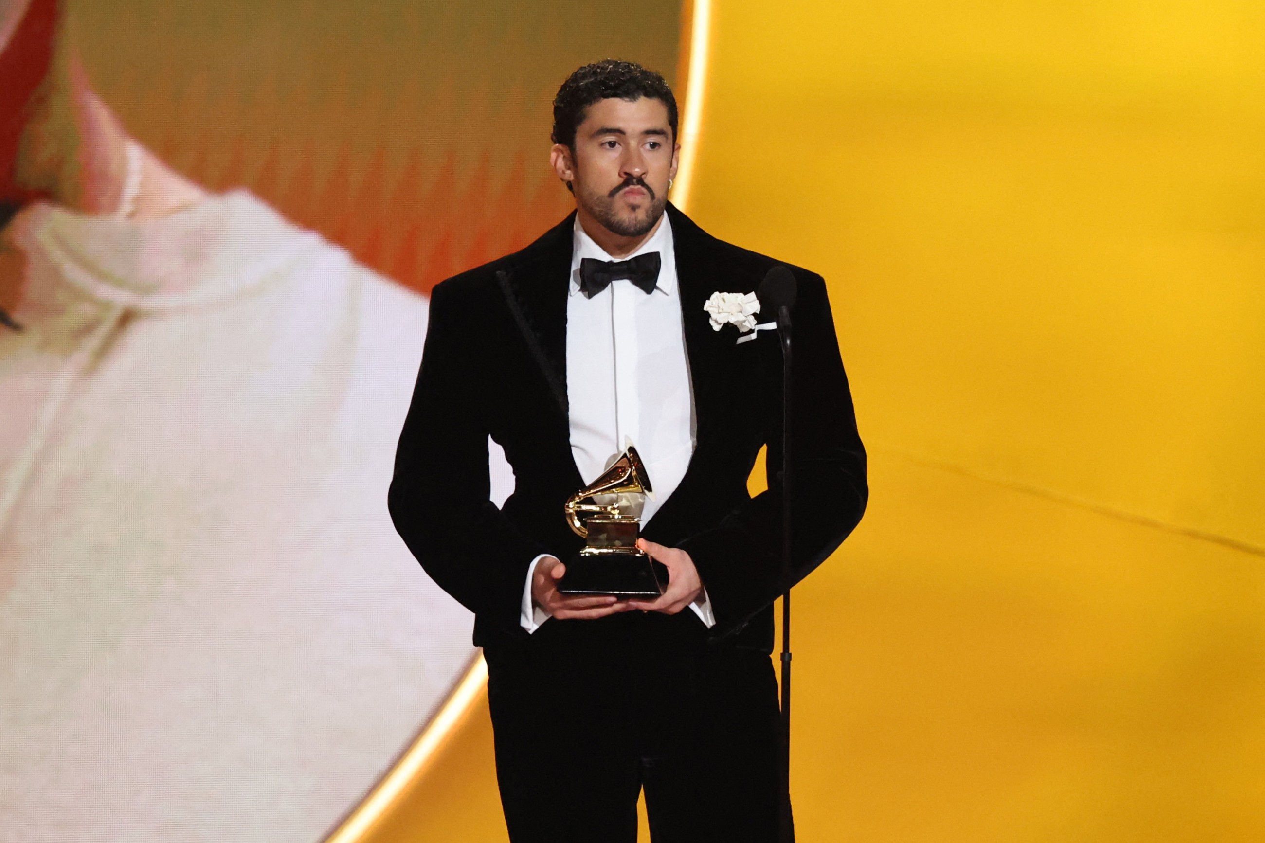 Puerto Rican star Bad Bunny makes Grammys history with 'Album of the Year' win