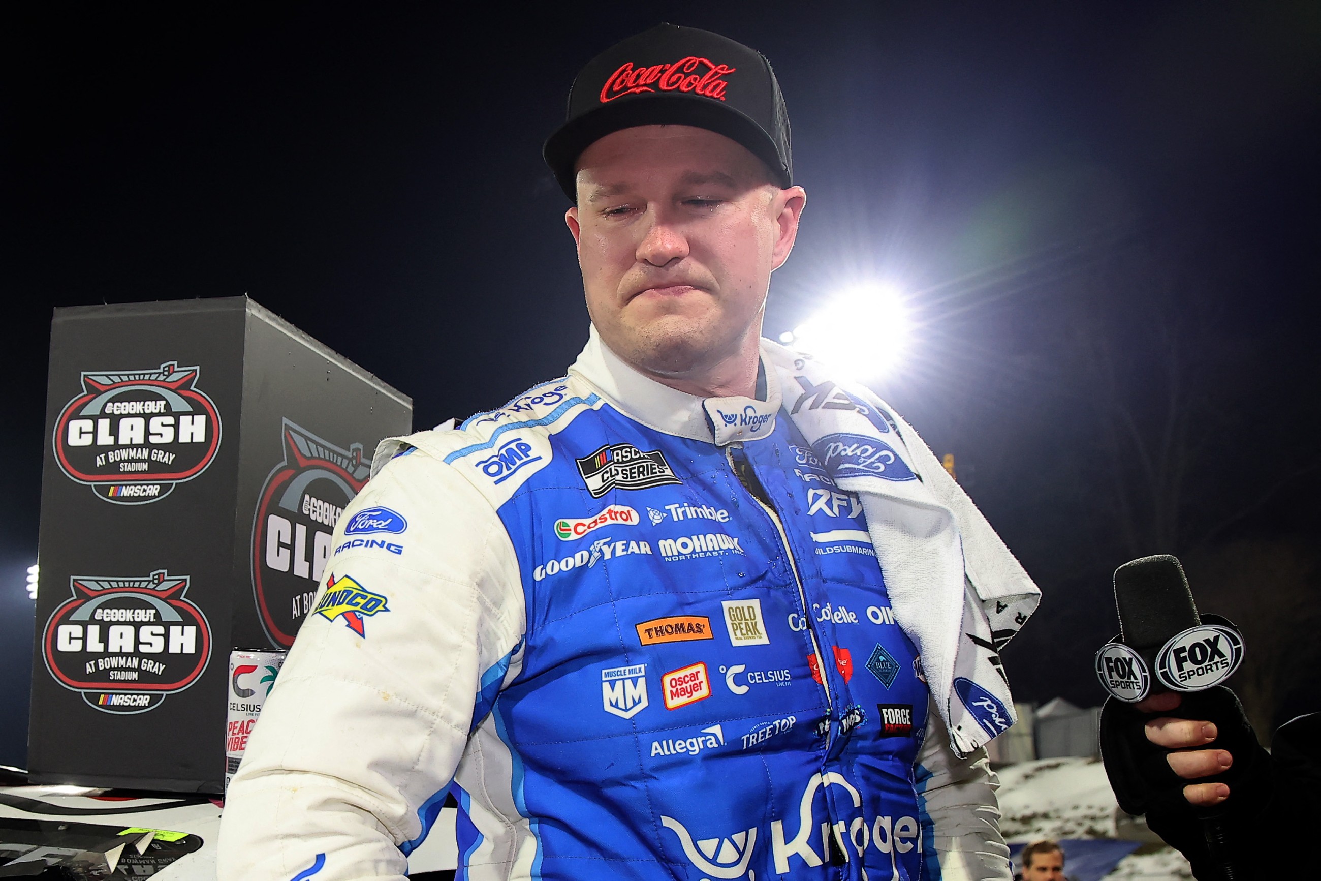 Ryan Preece wins The Clash in sleet and near-freezing temperatures