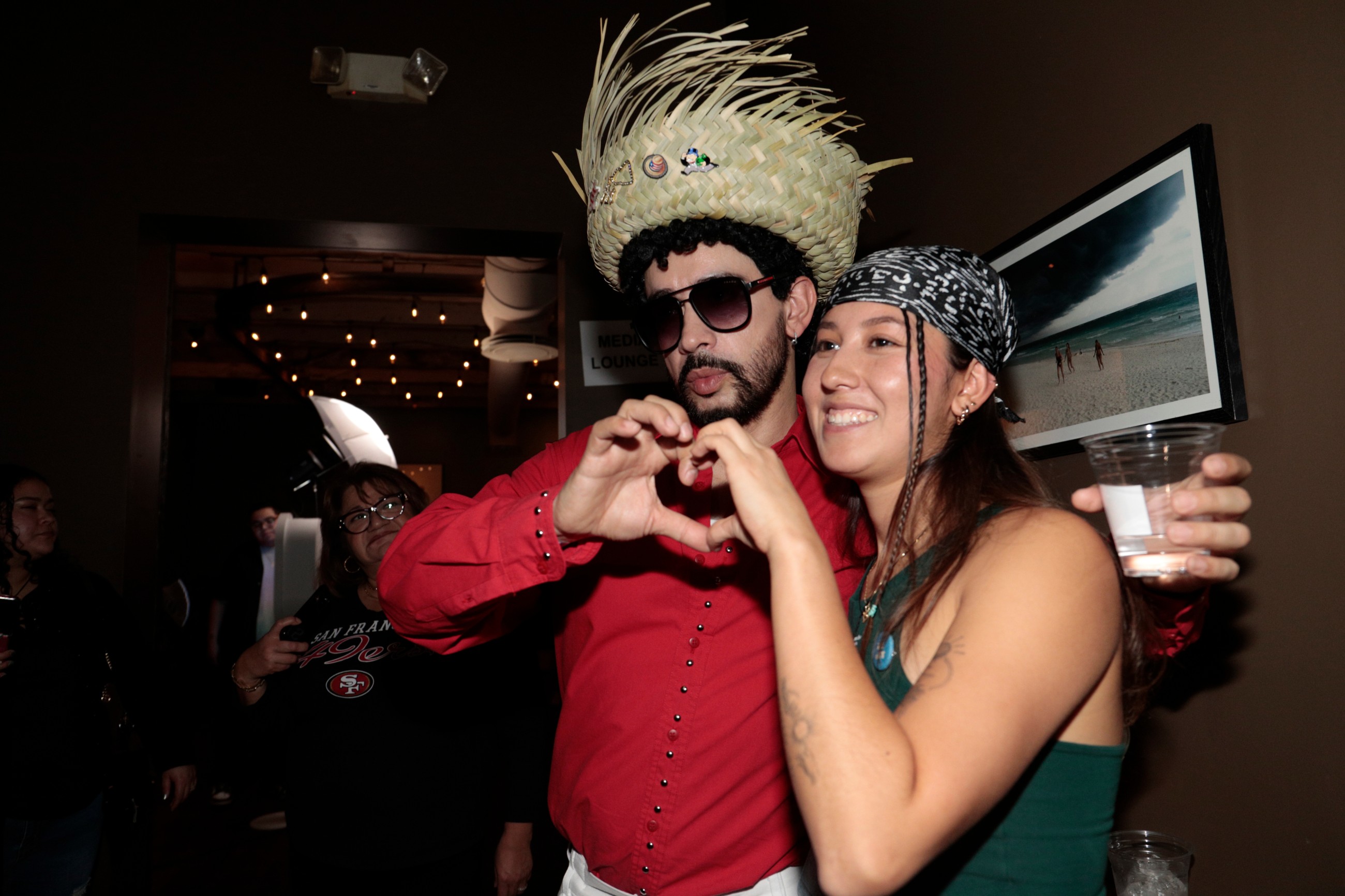 Bad Bunny look-alike contest in San Francisco draws hundreds of fans