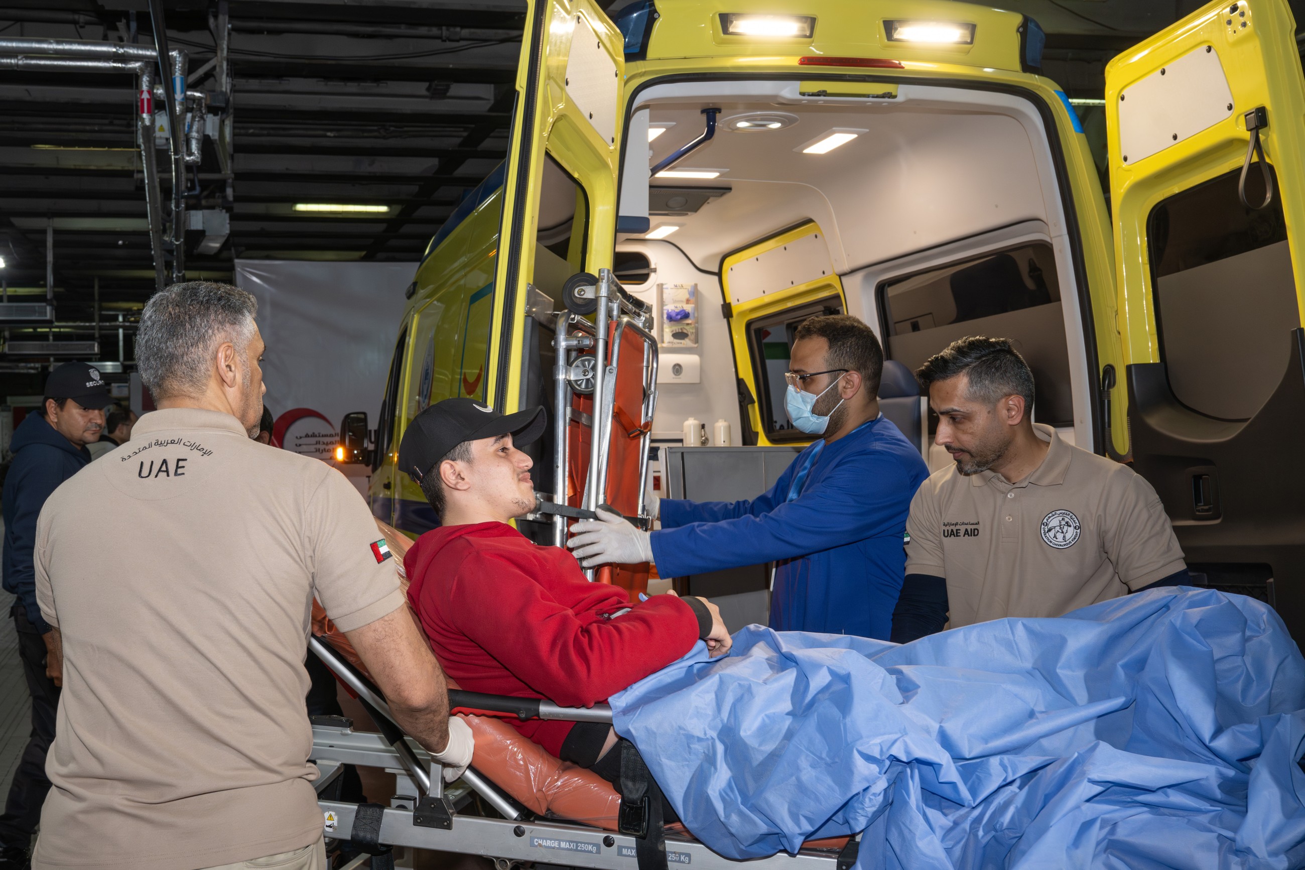 UAE Floating Hospital in Egypt's Al Arish admits 10 new patients from Gaza