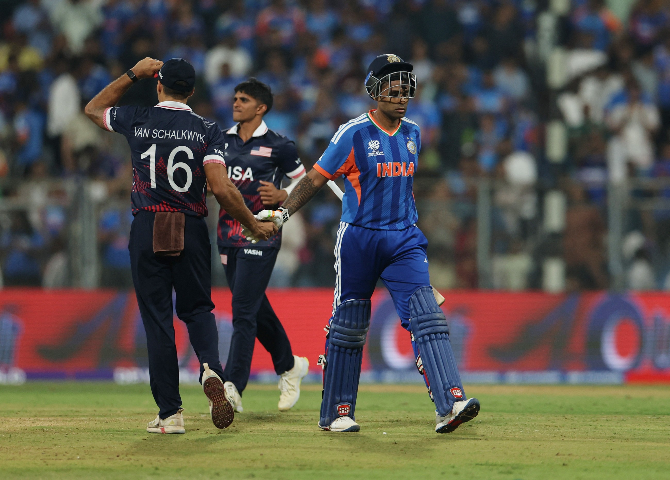 India survive US scare in T20 World Cup opener