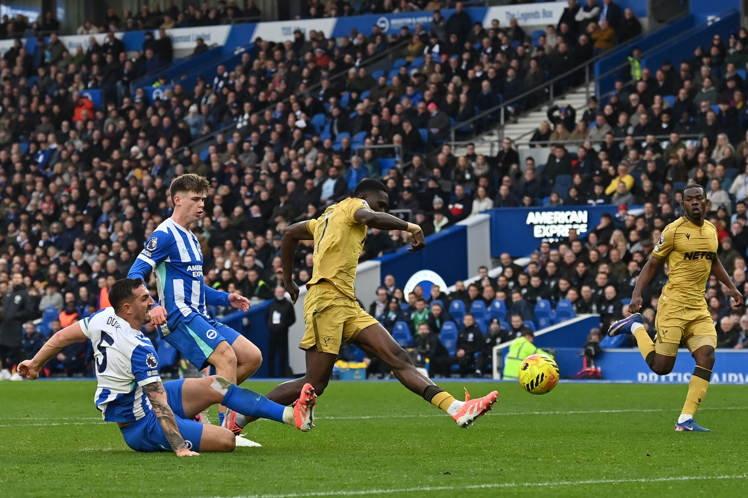 Sarr strikes as Palace end winless run with victory against Brighton
