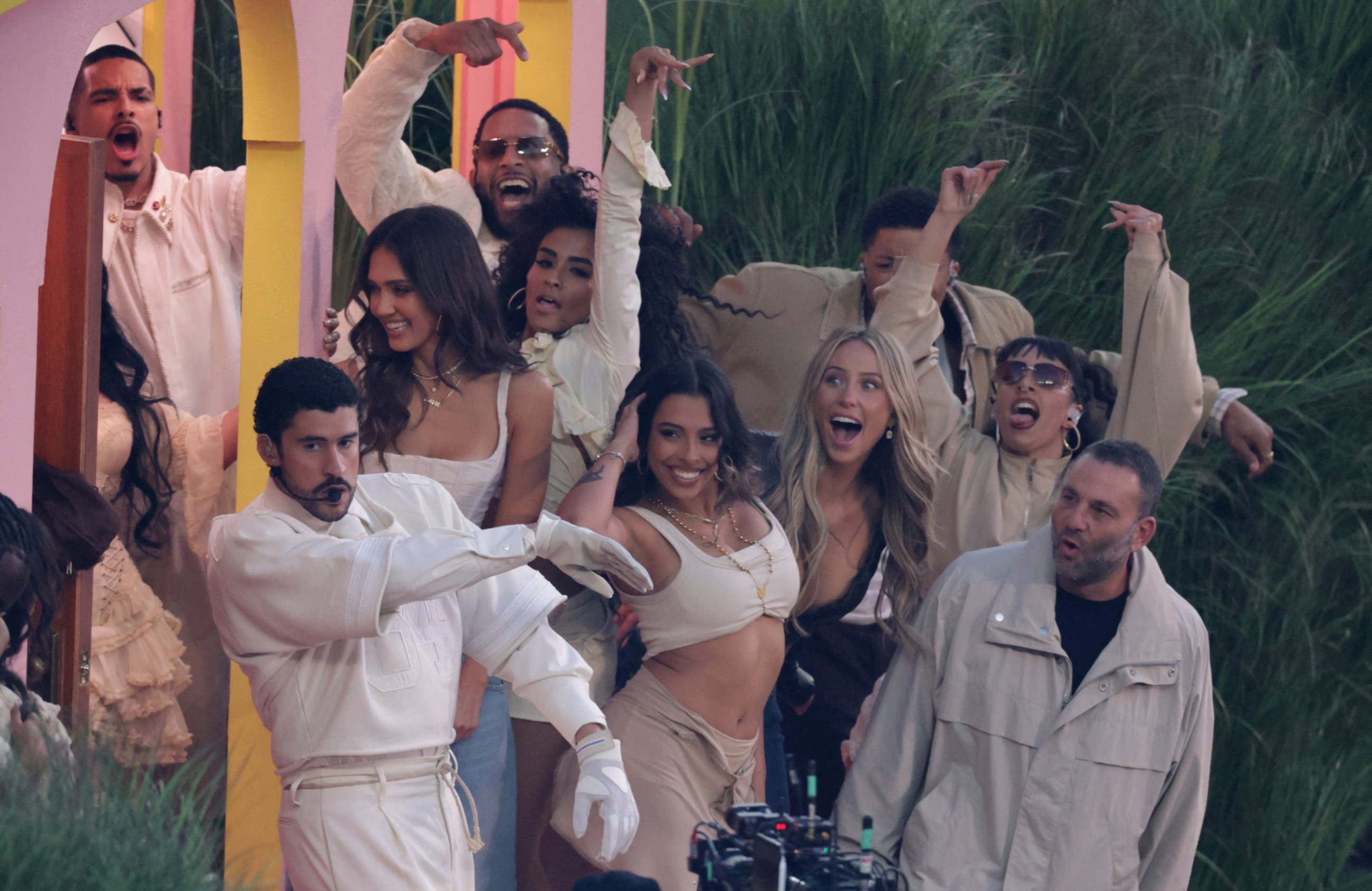 Bad Bunny celebrates Puerto Rico at Super Bowl