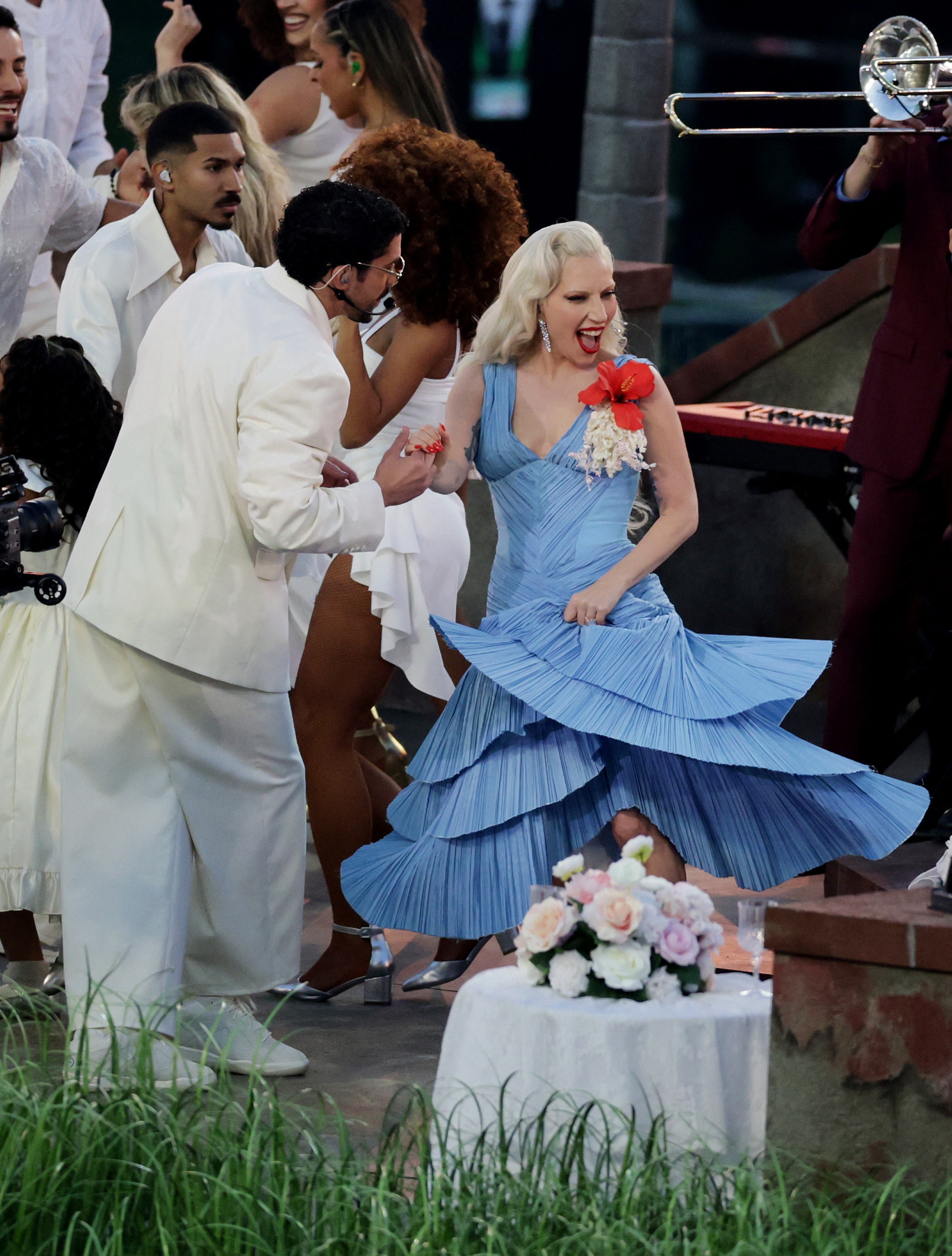 Bad Bunny celebrates Puerto Rico at Super Bowl