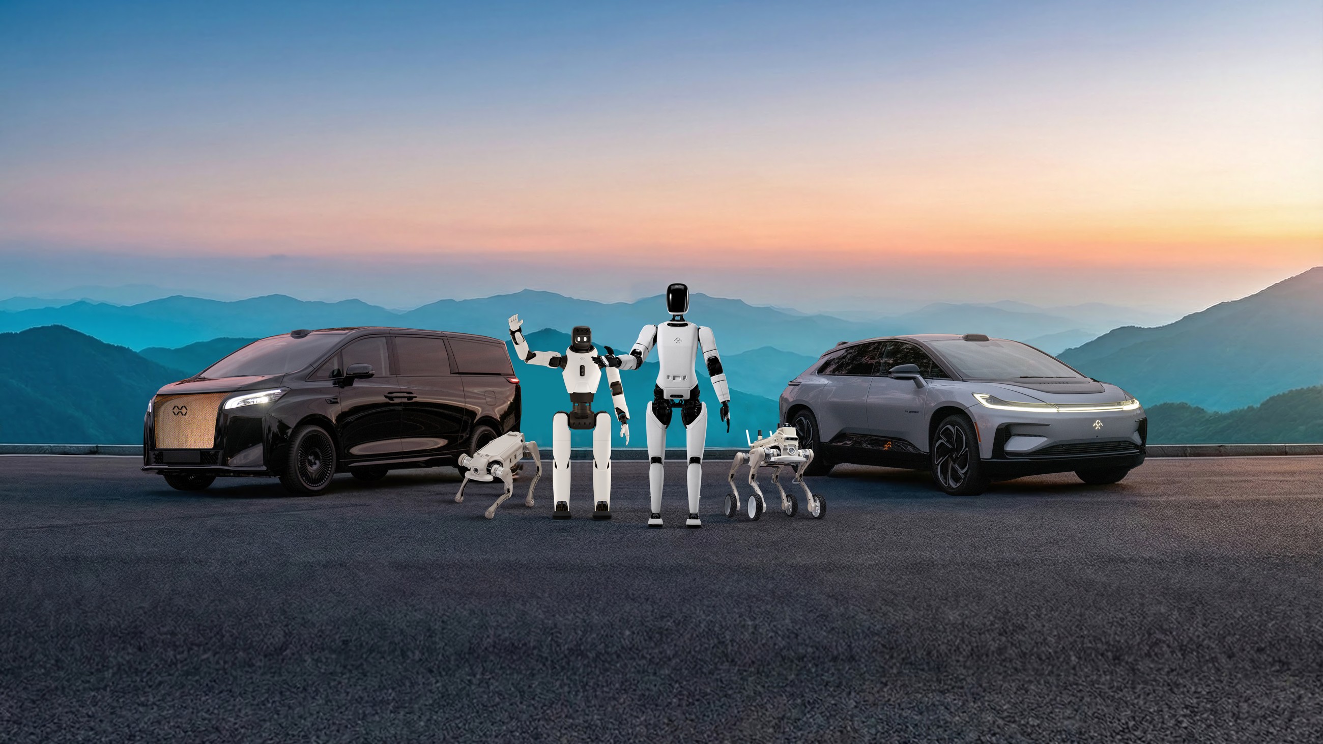 Faraday Future unveils three embodied AI robot series at NADA Show, marking entry into US robotics market