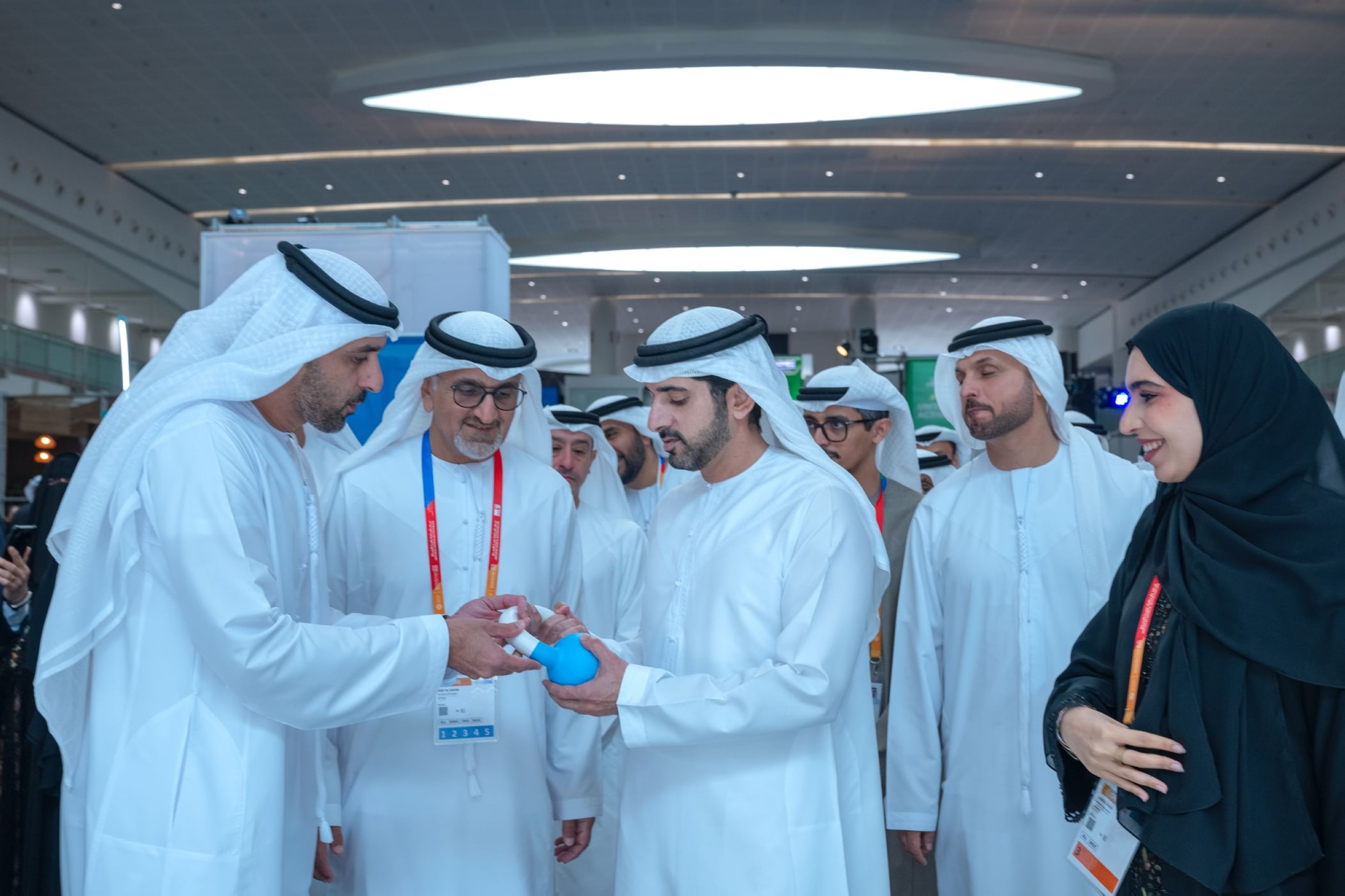 Hamdan attends Open Masters Games, hails sport’s power to unite communities
