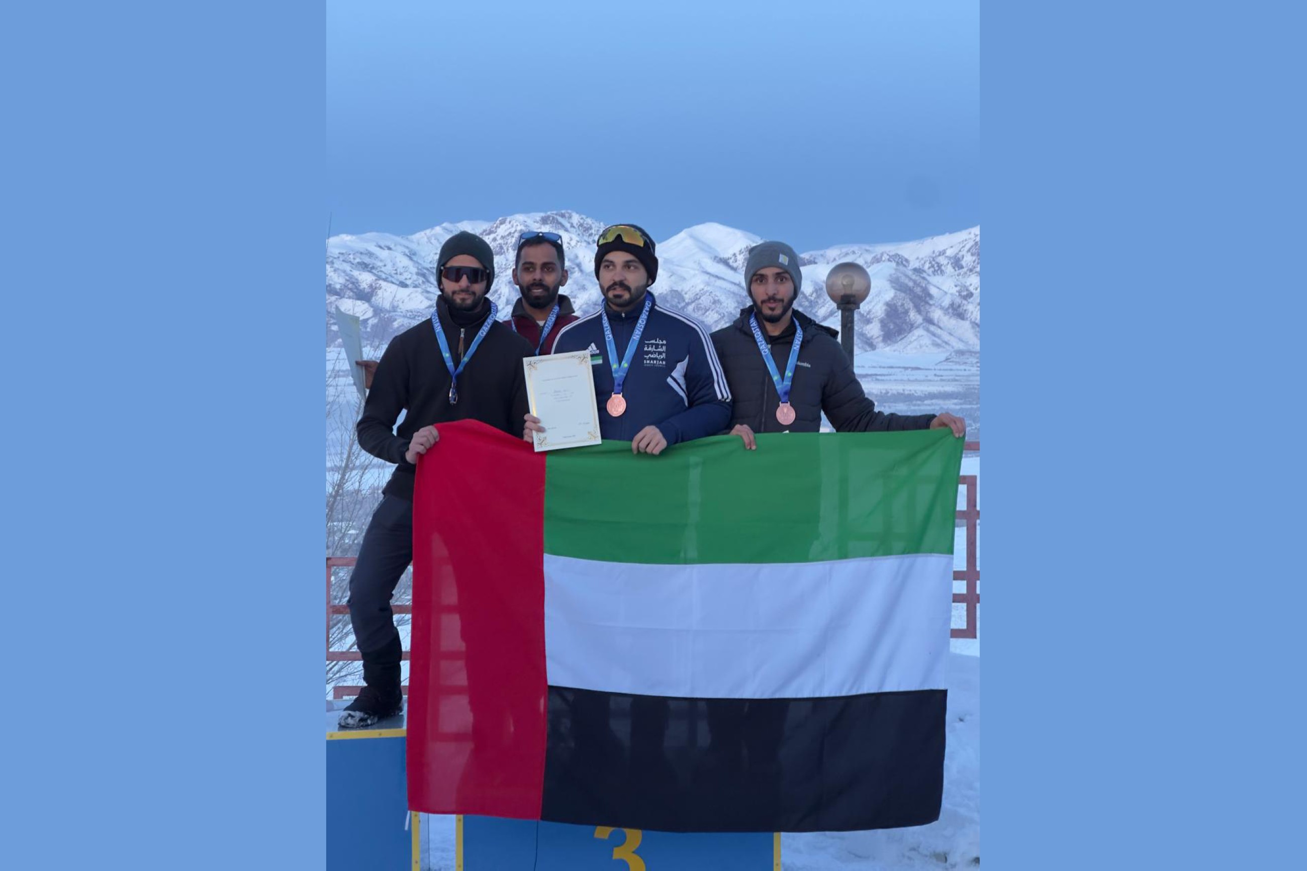UAE paragliding team soar to success at Ice Games in Kazakhstan